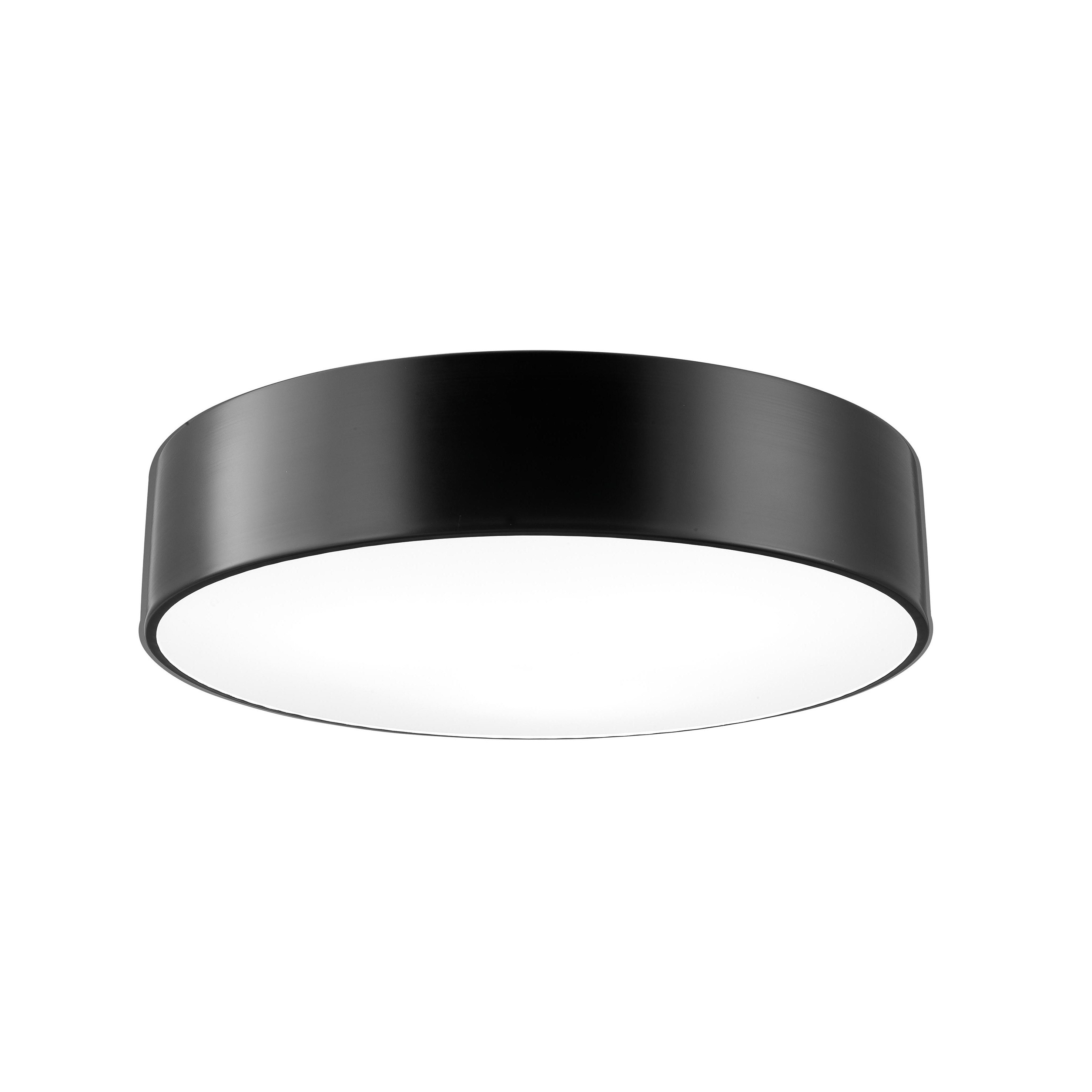 Nova Luce Finezza - plafonnier - Ø cm - noir