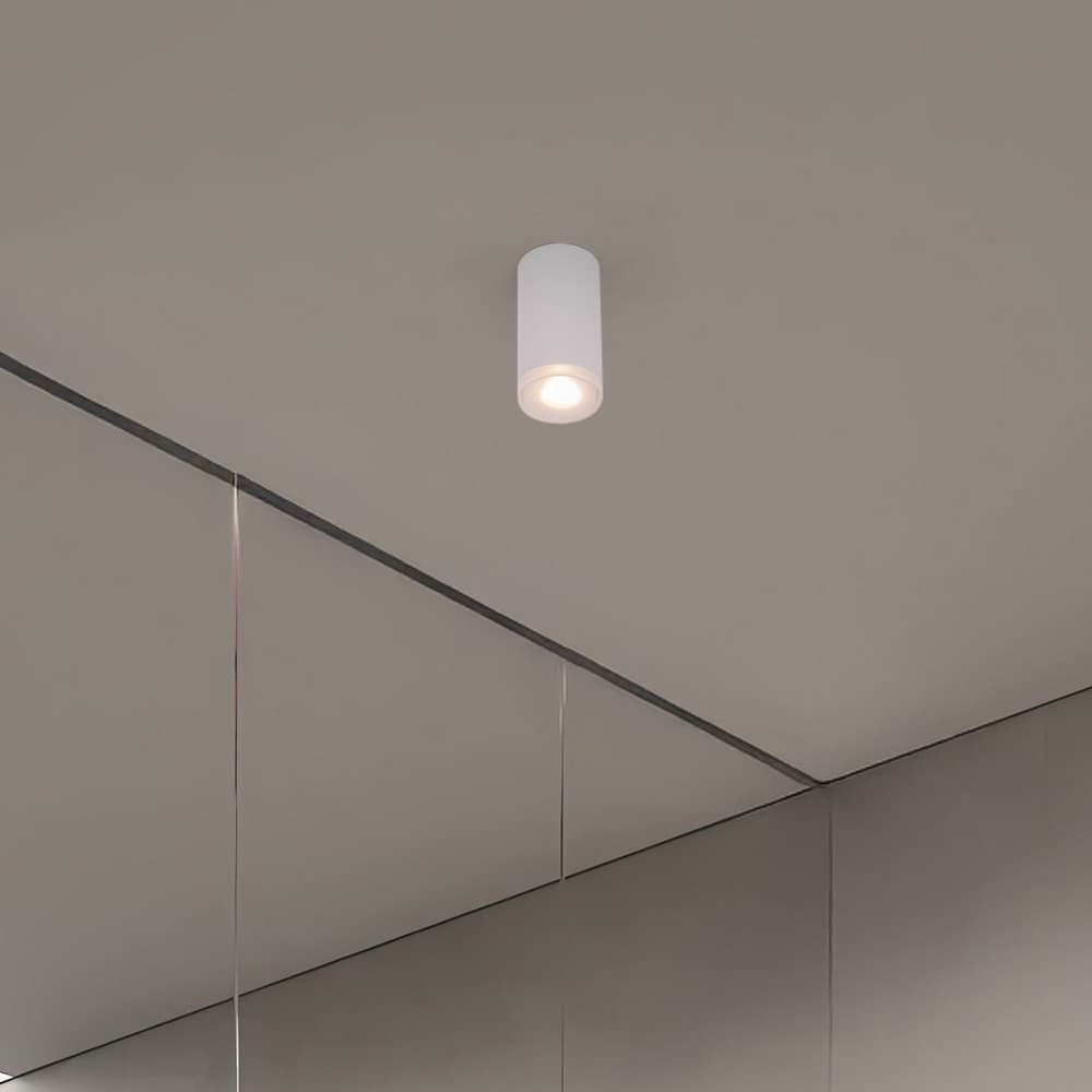 Nova Luce Mao - plafonnier - Ø 5,5 x 10,8 cm - IP44 - blanc sable