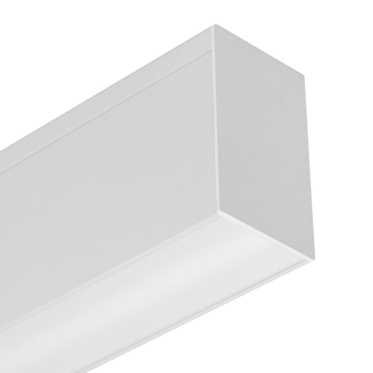 Roi Du Luminaire Slim Line - plafonnier - profilé 5,5 x 3,3 cm - 19,2W LED par mètre - blanc