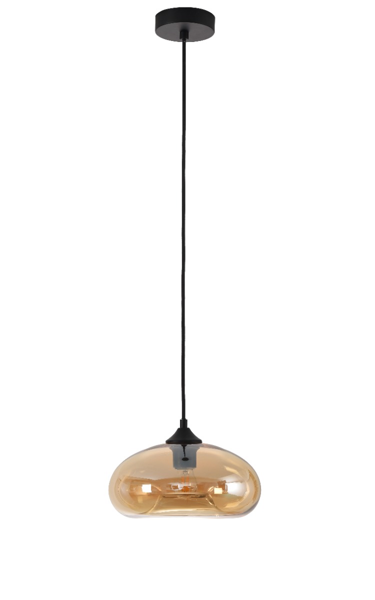 Artdelight Paradise - lampe suspendue - Ø cm - ambre