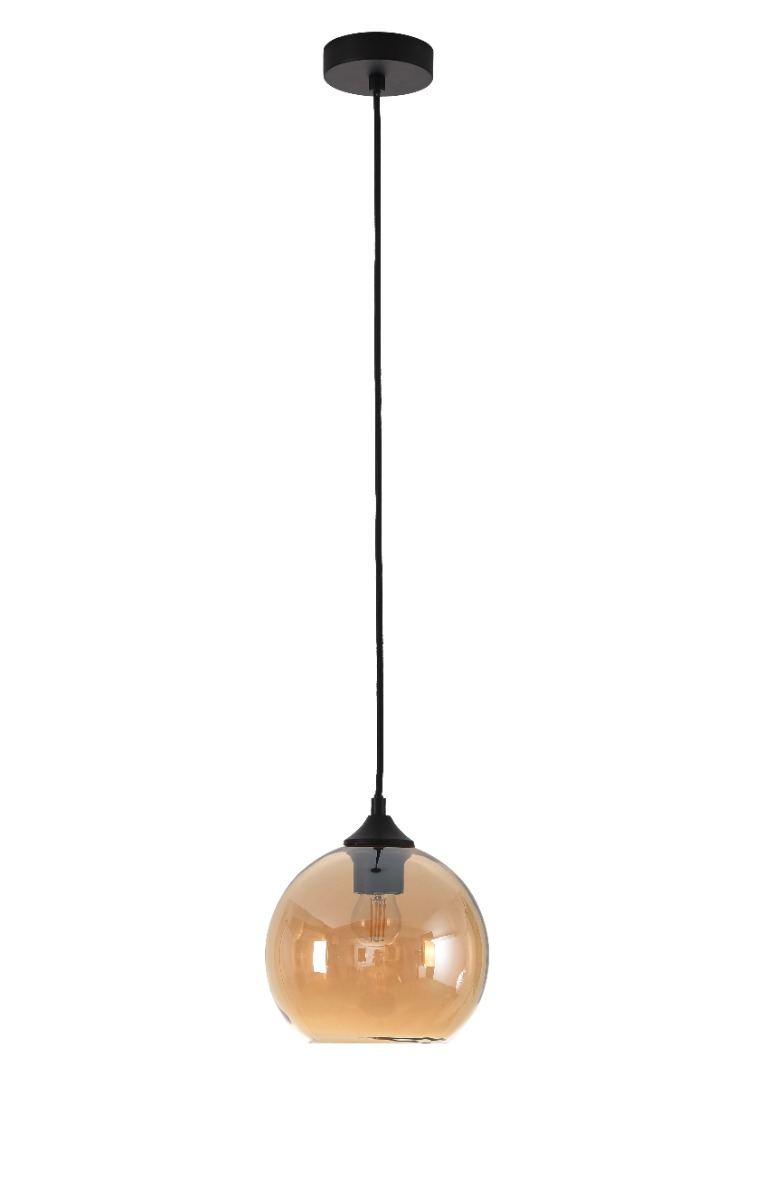 Artdelight Marino - lampe suspendue - Ø cm - ambre