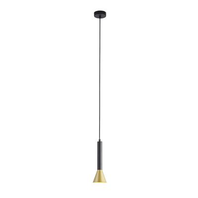 Searchlight Signal - lampe suspendue - Ø cm - noir et or