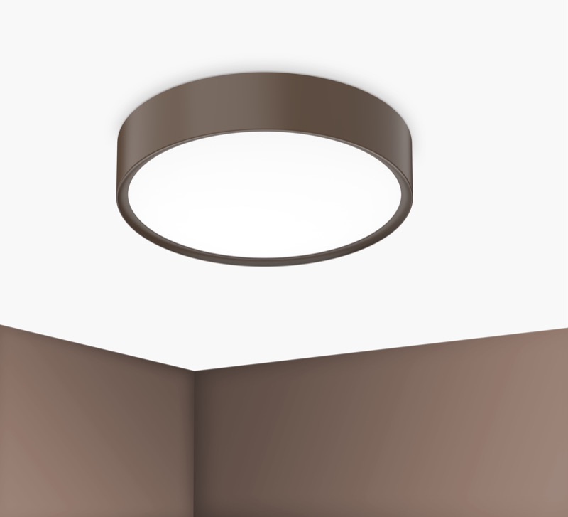 Century Italia Blanca Luxe - plafonnier - Ø cm - 24W LED inclus - café