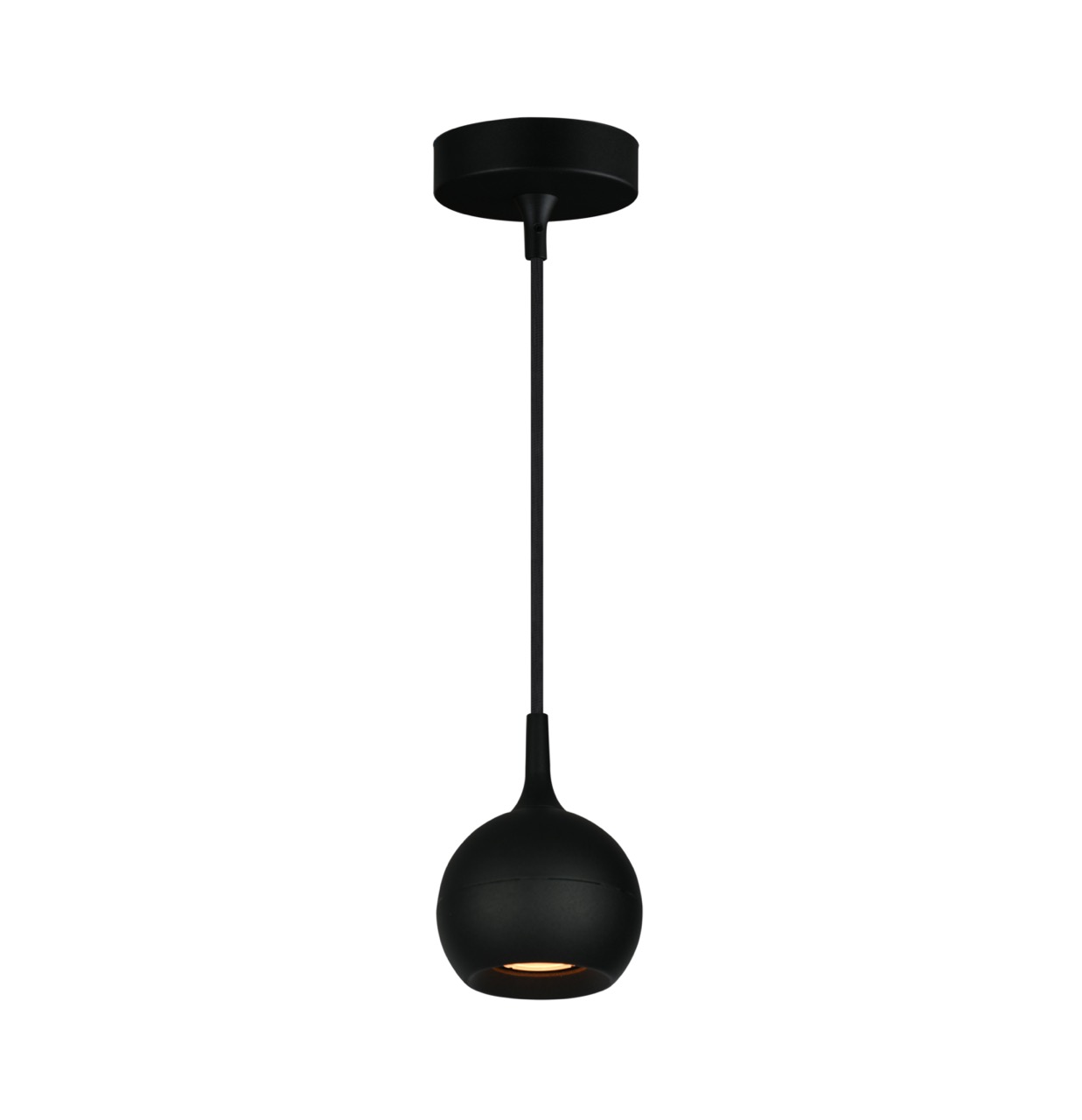 Artdelight Bolero - lampe suspendue - Ø cm - noir