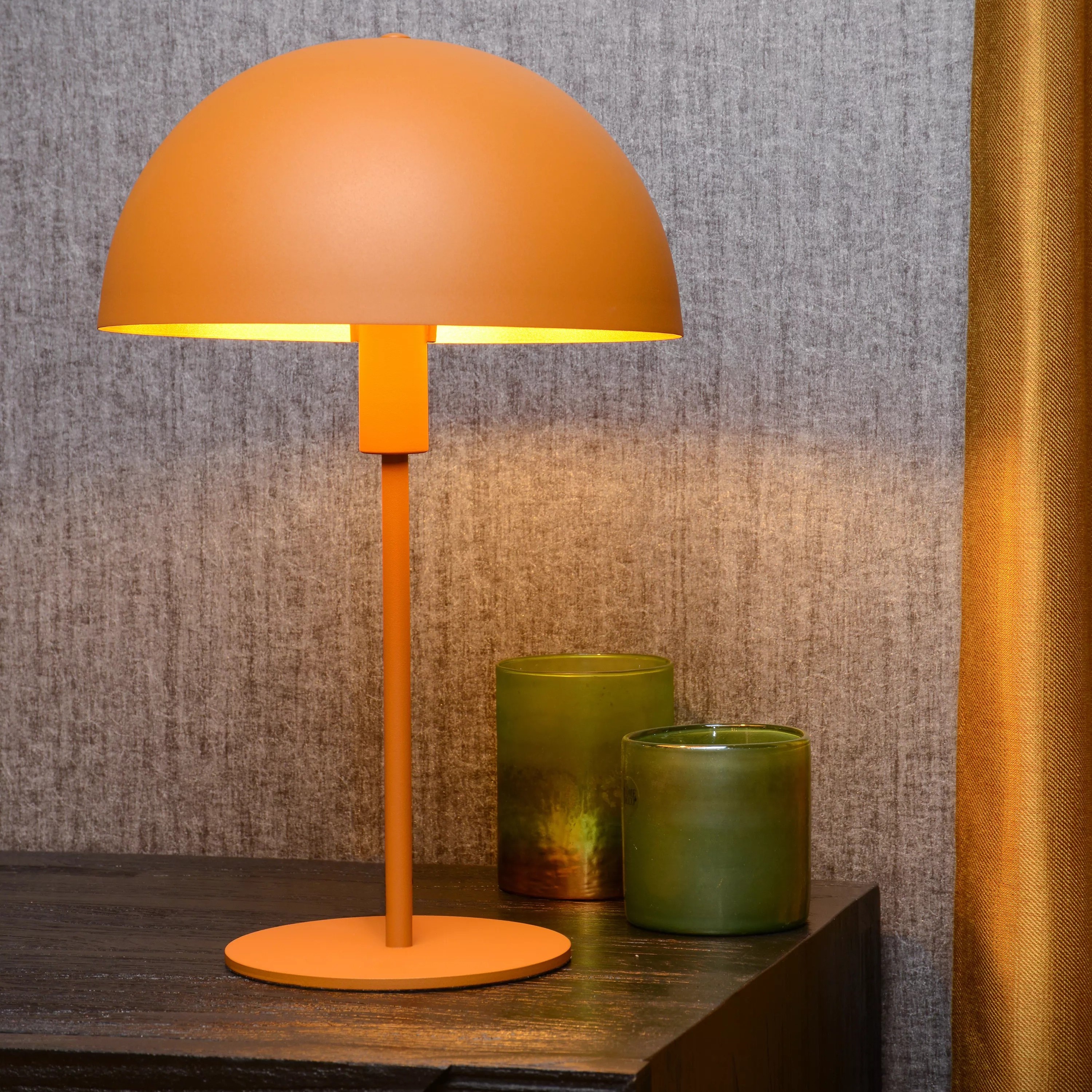 Lucide Siemon - lampe à poser - Ø25 x - jaune ocre