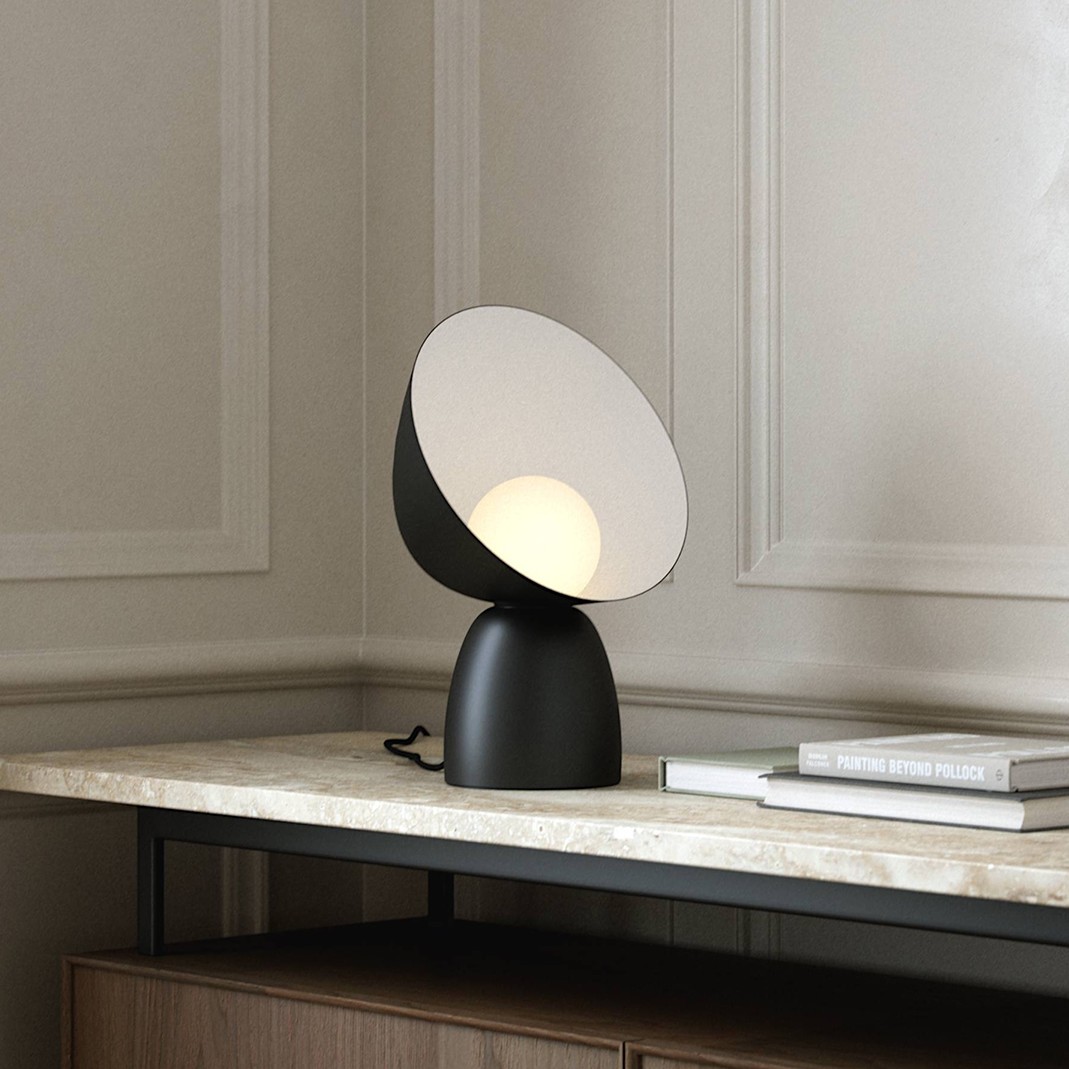 Design for the People Hello - lampe à poser - Ø cm - noir