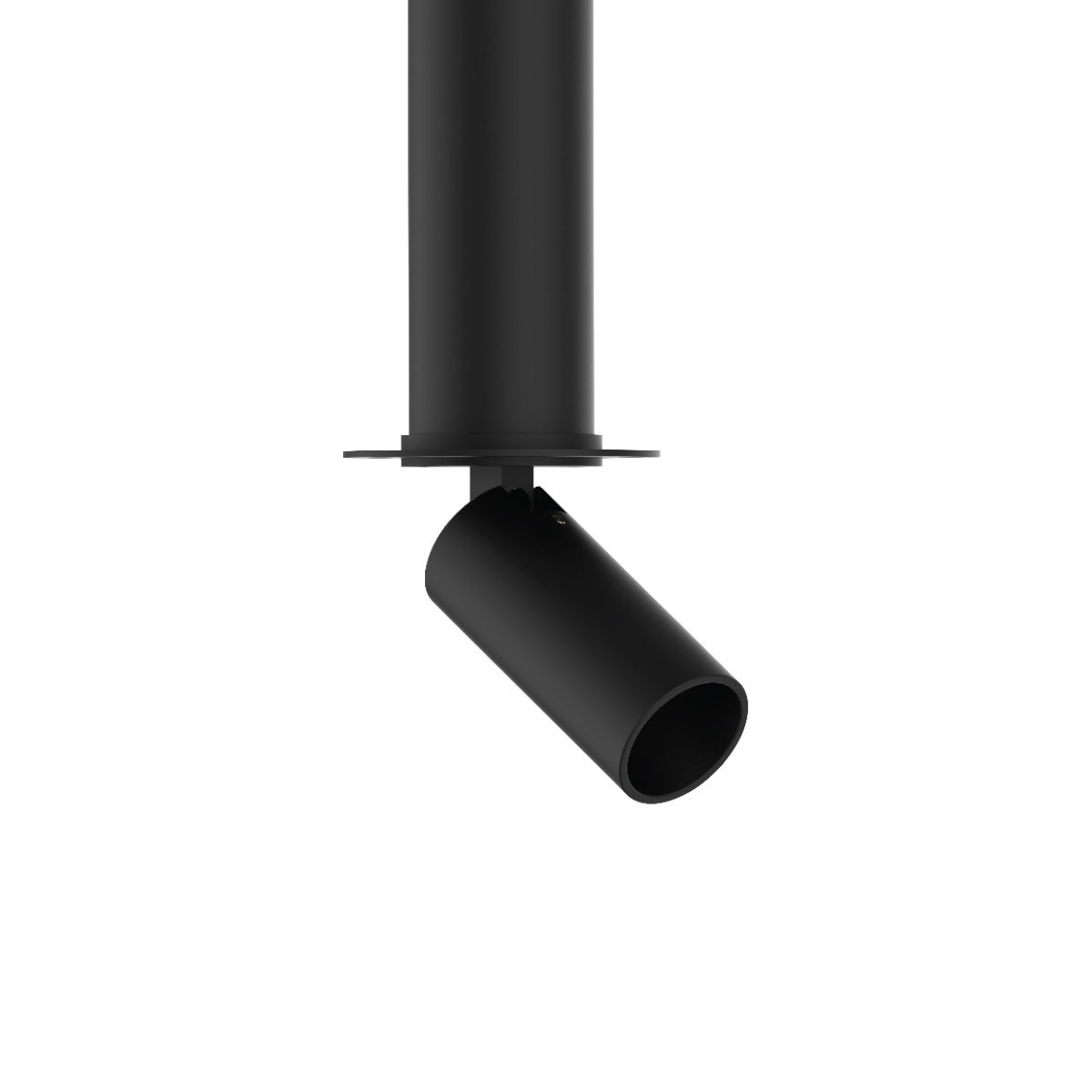 VK Lighting Coko - Spot encastré sans cadre avec rosace d"encastrement - Ø 3,5 x 7,3 cm - Ø 50 mm taille d"encastrement - 6W LED incl. - noir