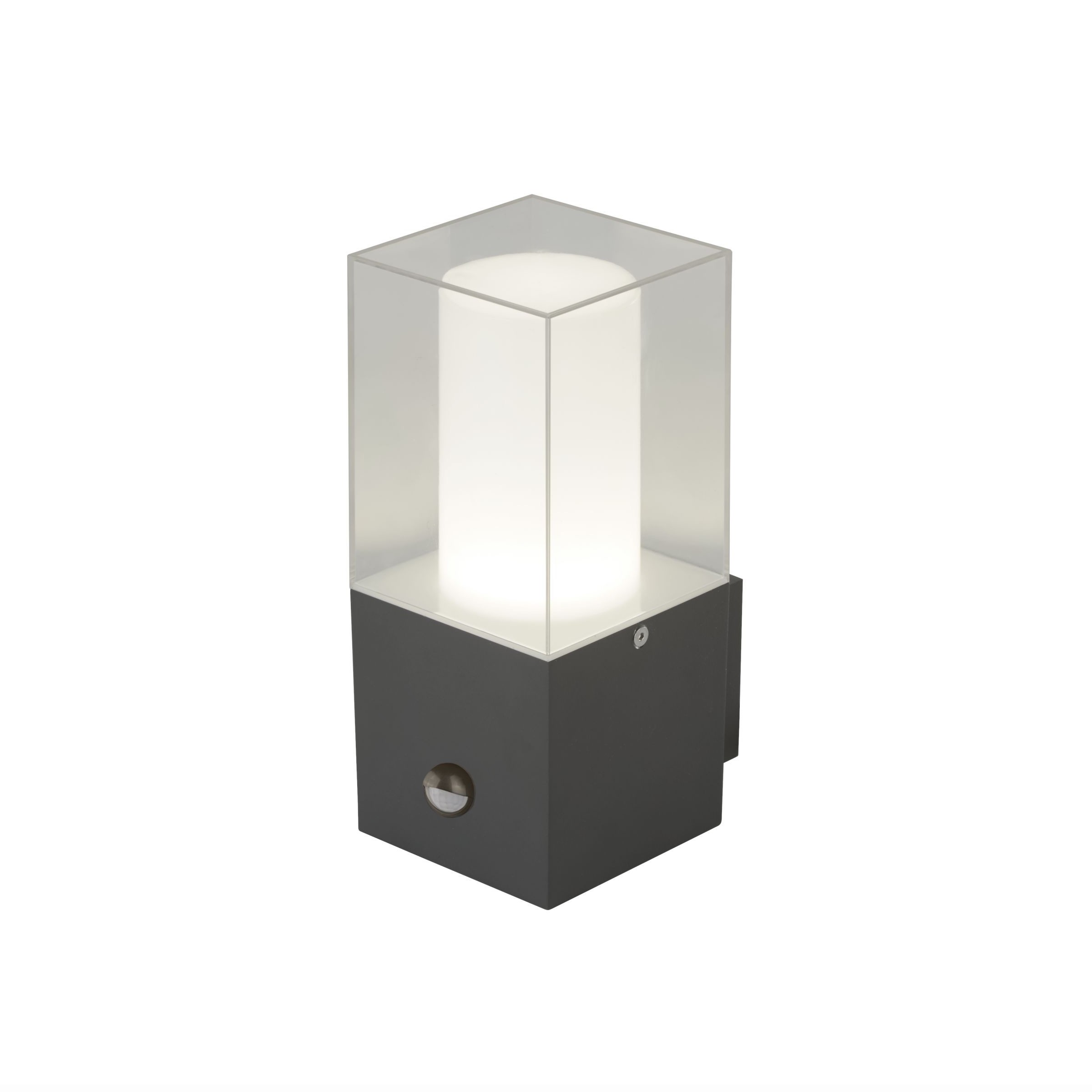 Searchlight Kinloch - Applique d"extérieur avec détecteur - x - IP44 - gris foncé