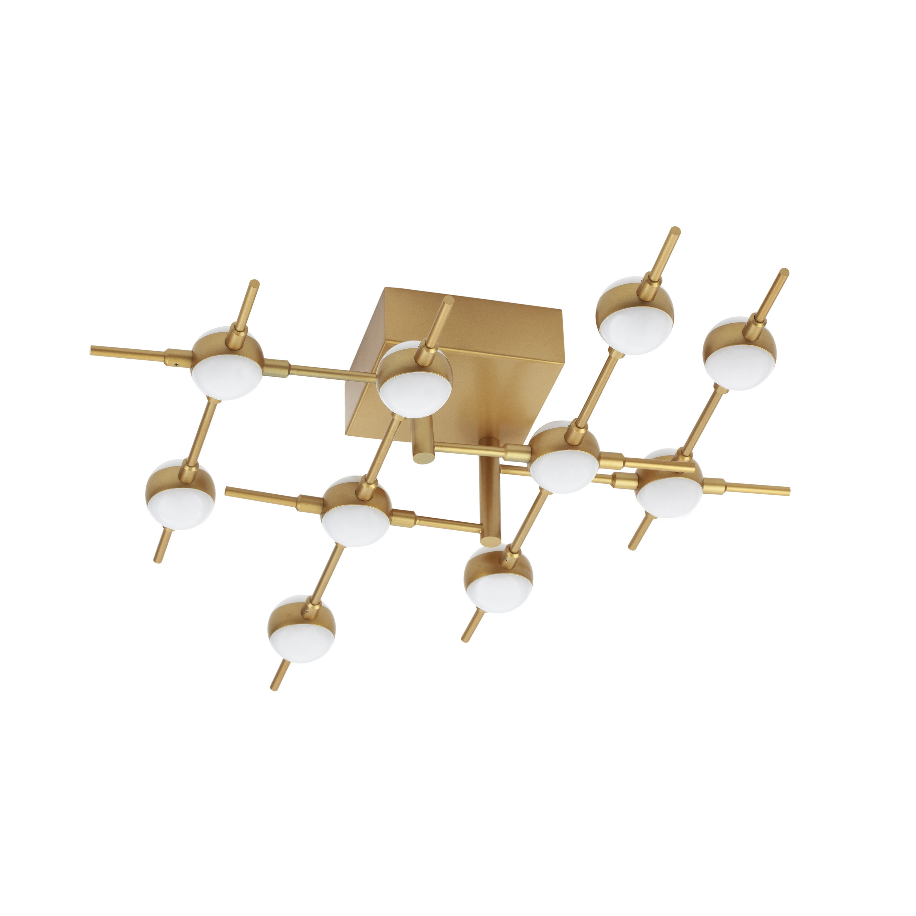 Nova Luce Atomo - plafonnier - x 12,5 cm - ,4W LED dimmable inclus - or