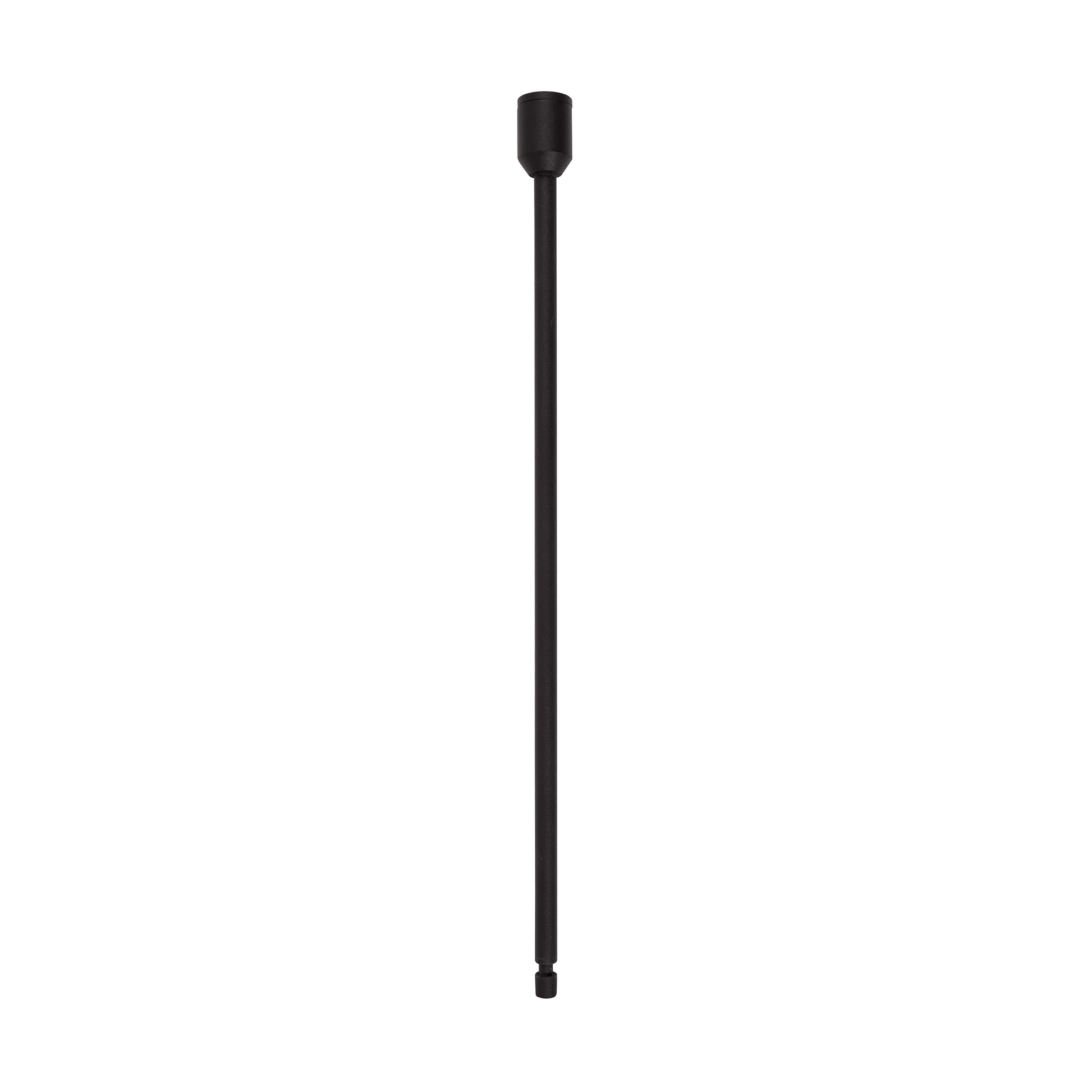 Nova Luce Zed - système de rail magnétique tubulaire - Ø cm - noir