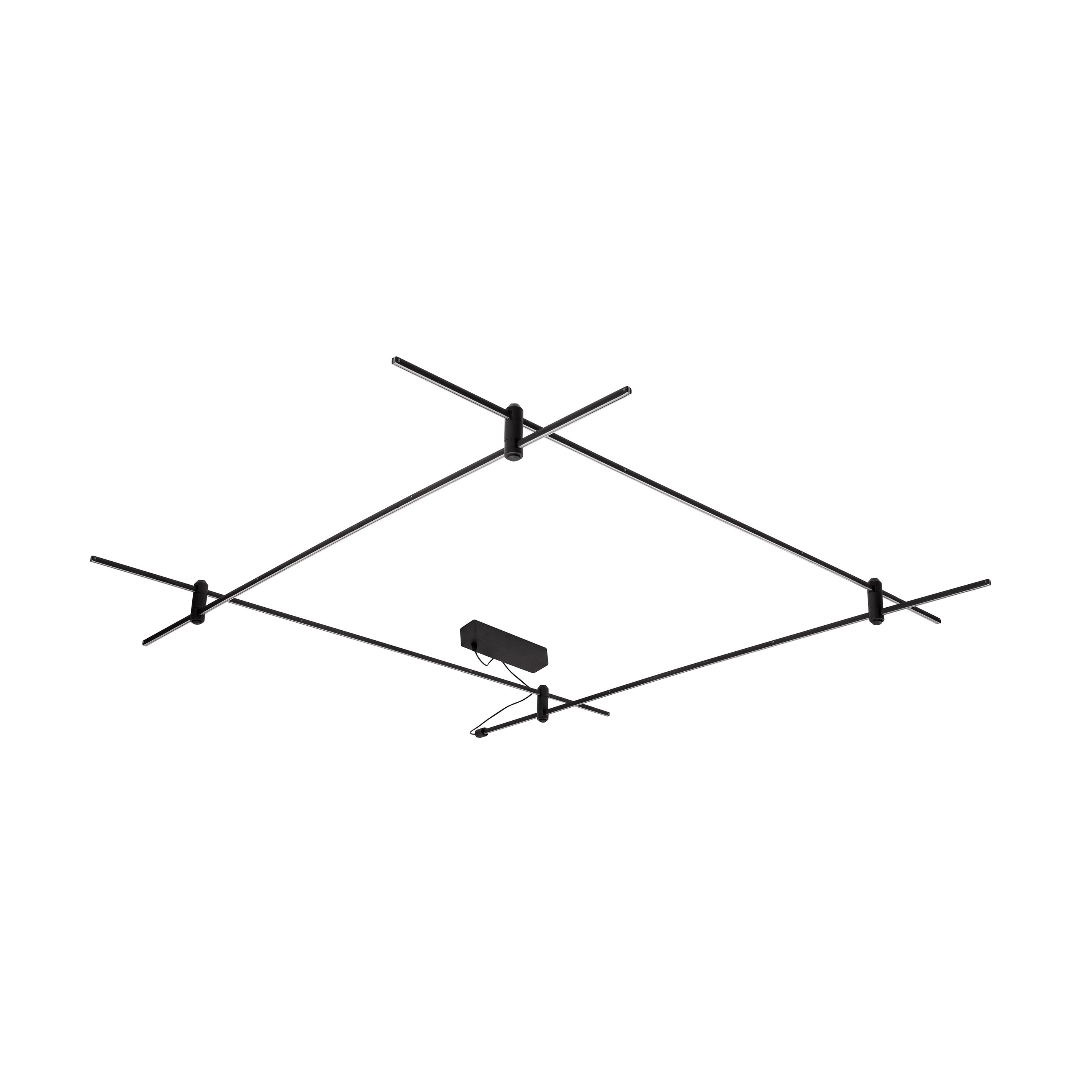 Nova Luce Puzzle - système de rail magnétique - x - noir