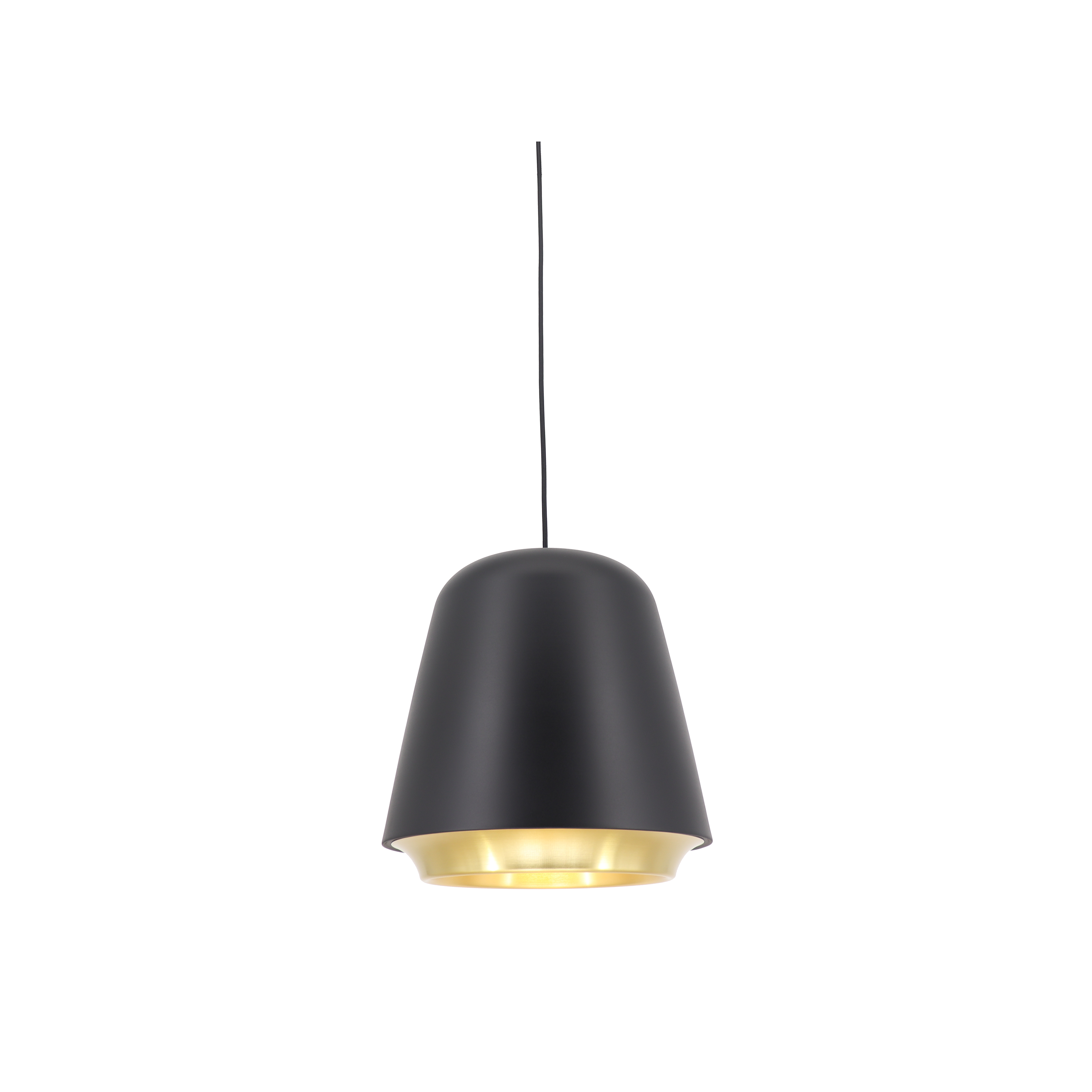 Artdelight Santiago - lampe suspendue - Ø ,5 cm - noir et or