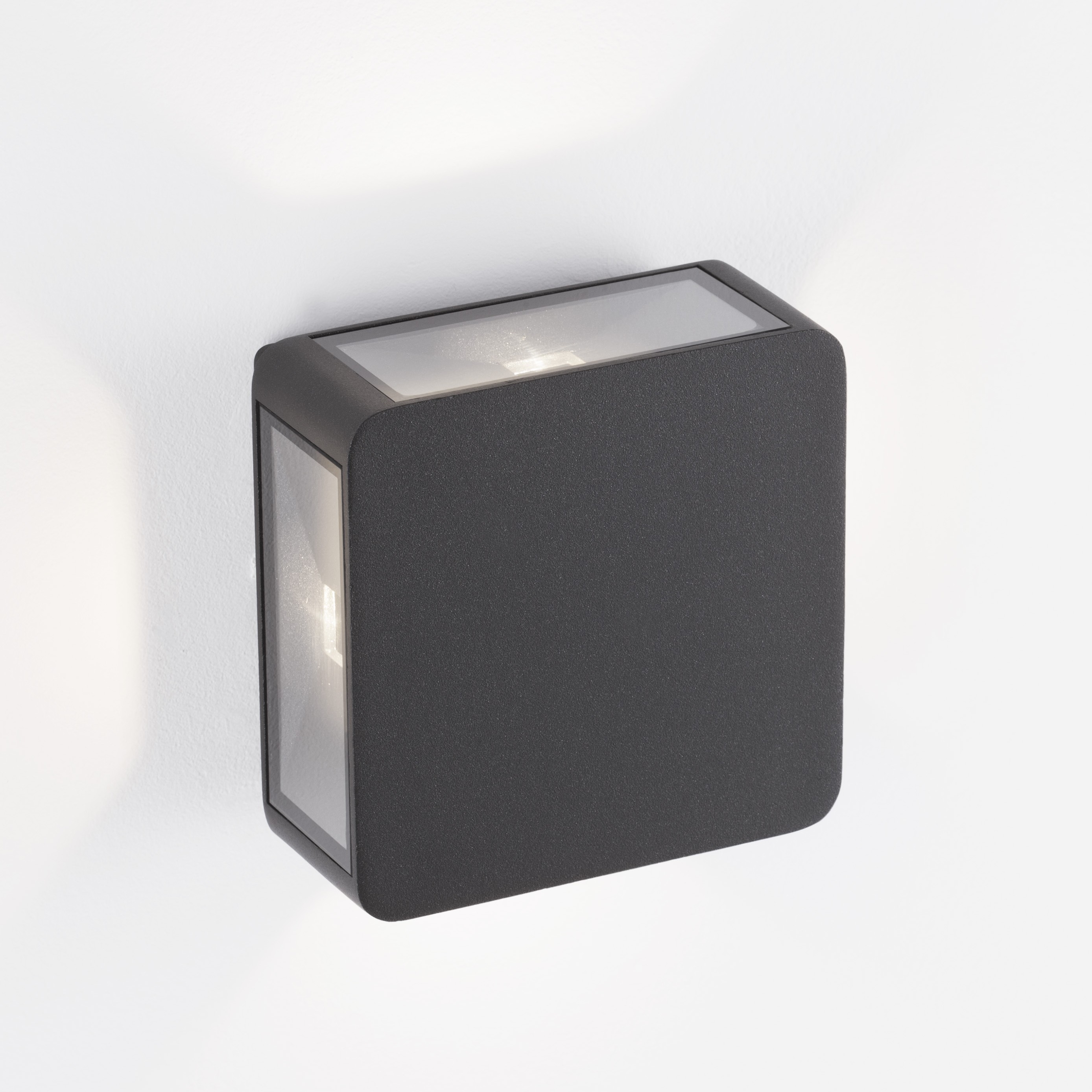 Nova Luce Serika - applique murale extérieure - x 6 cm - 9W LED inclus - IP65 - anthracite foncé