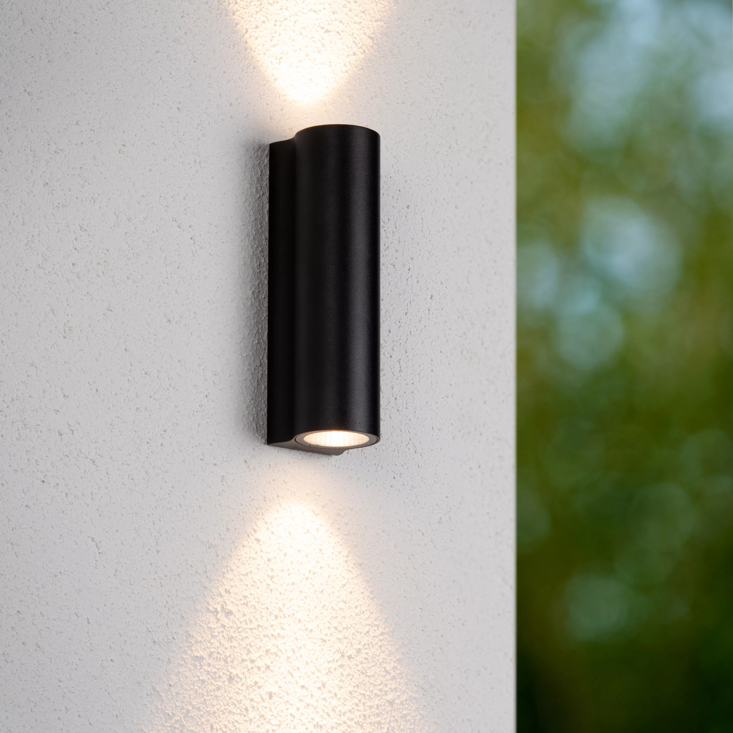 Lucide Akra - applique murale extérieure - 5,5 x 6,5 x - W LED inclus - IP54 - noir