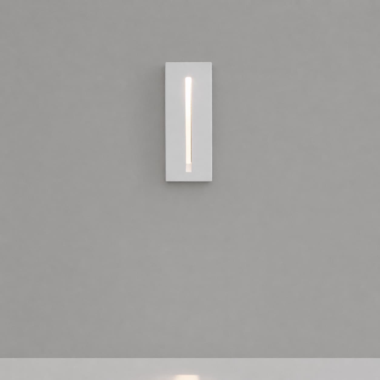Nova Luce Aizen - applique encastrée - ,5 x 6,5 cm - 3W LED inclus - IP65 - blanc sablé