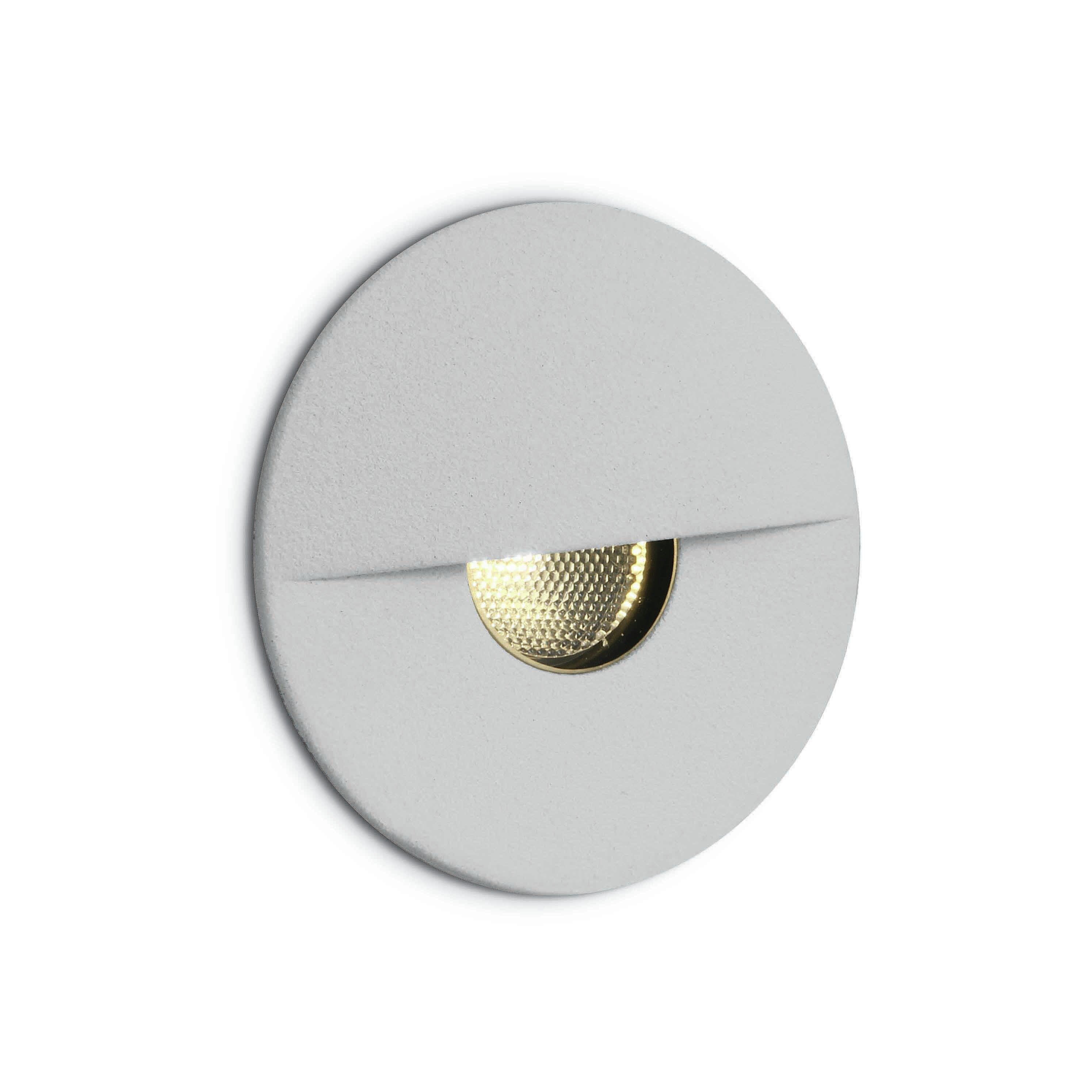 ONE Light Indoor/Outdoor Decorative Wall Recessed - applique murale encastrée - Ø 4,2 x 3,7 cm - 1W dimmable LED inclus - IP65 - blanc