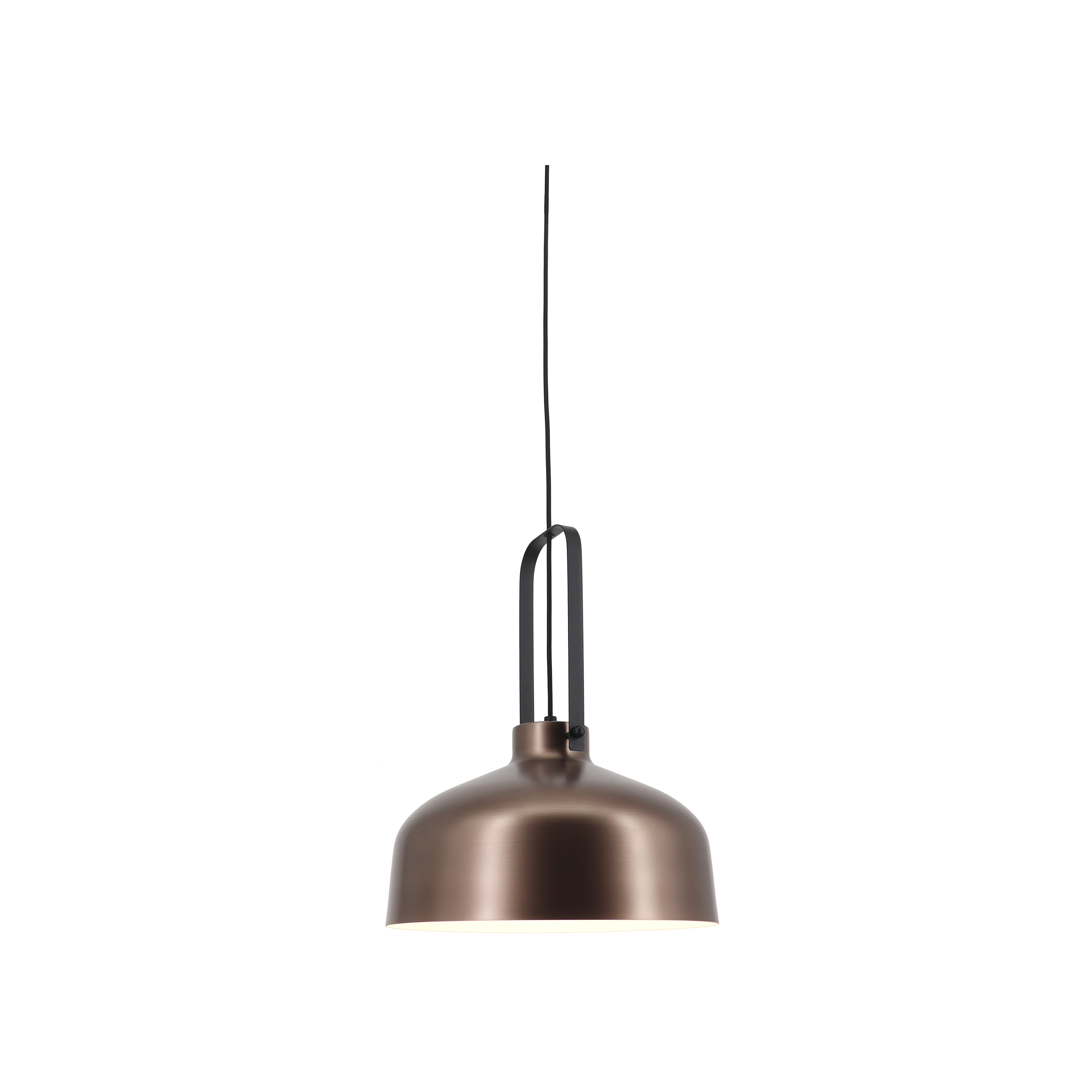 Artdelight Mendoza - lampe suspendue - Ø 37,5 x - bronze et noir