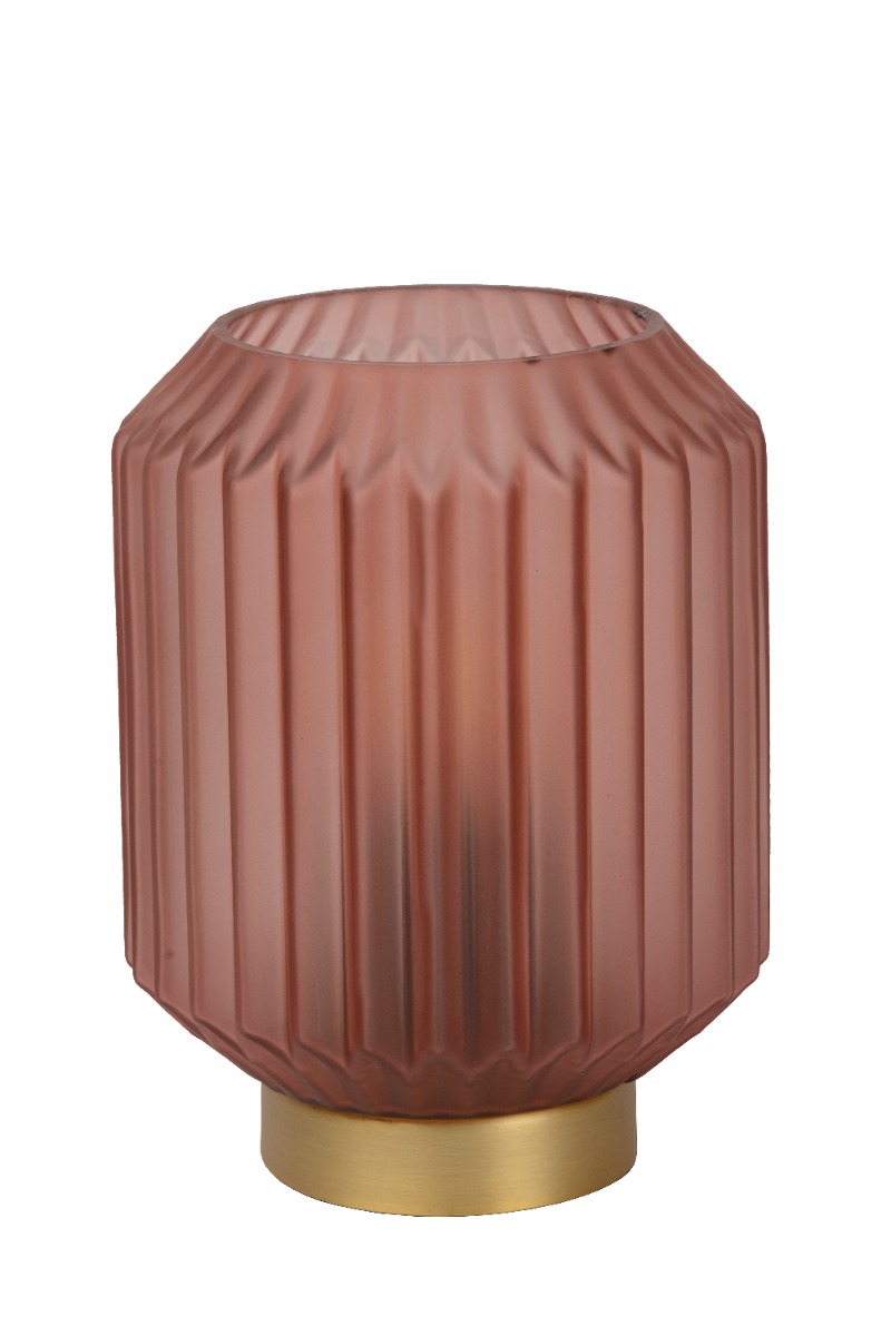 Lucide Sueno - lampe à poser - Ø 12,5 x - rose