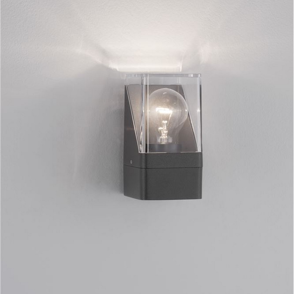 Nova Luce Selena - applique murale extérieure - 8,5 x ,8 cm - IP65 - anthracite foncé