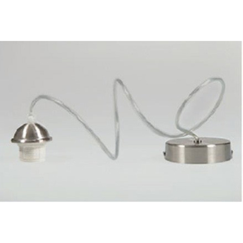 Artdelight Iron - lampe suspendue - Ø cm - acier mat et transparent