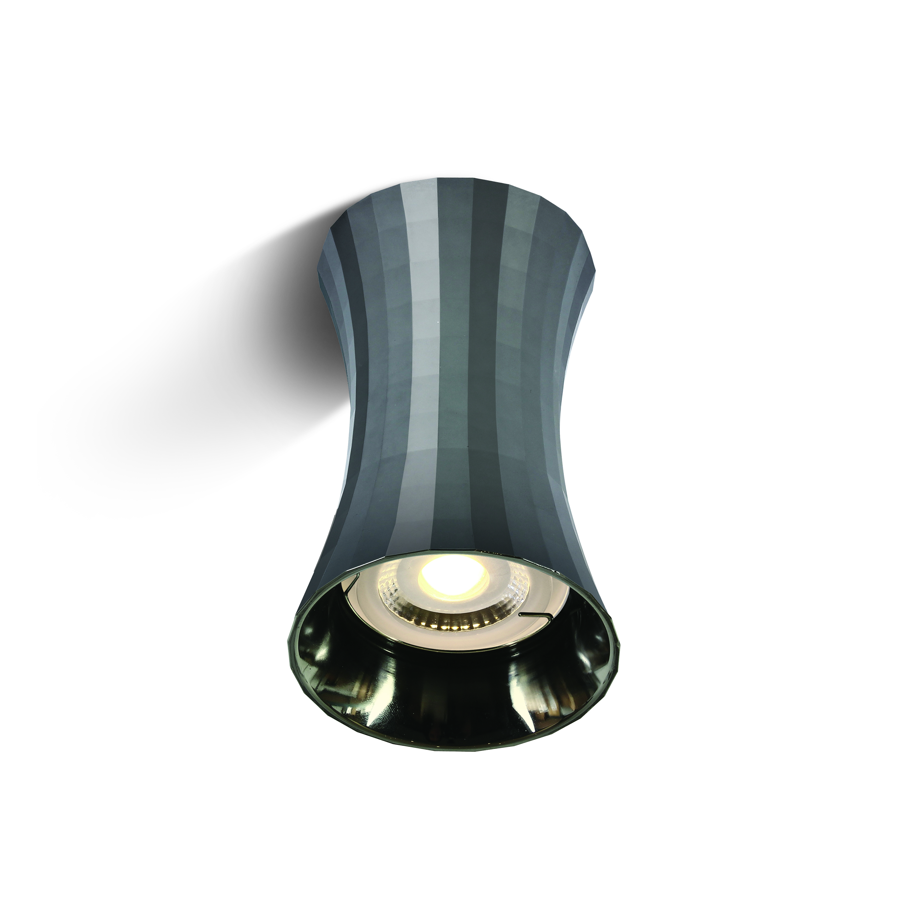 ONE Light Cylindres décoratifs I Aluminium - spot en saillie - Ø ,5 cm - chrome foncé
