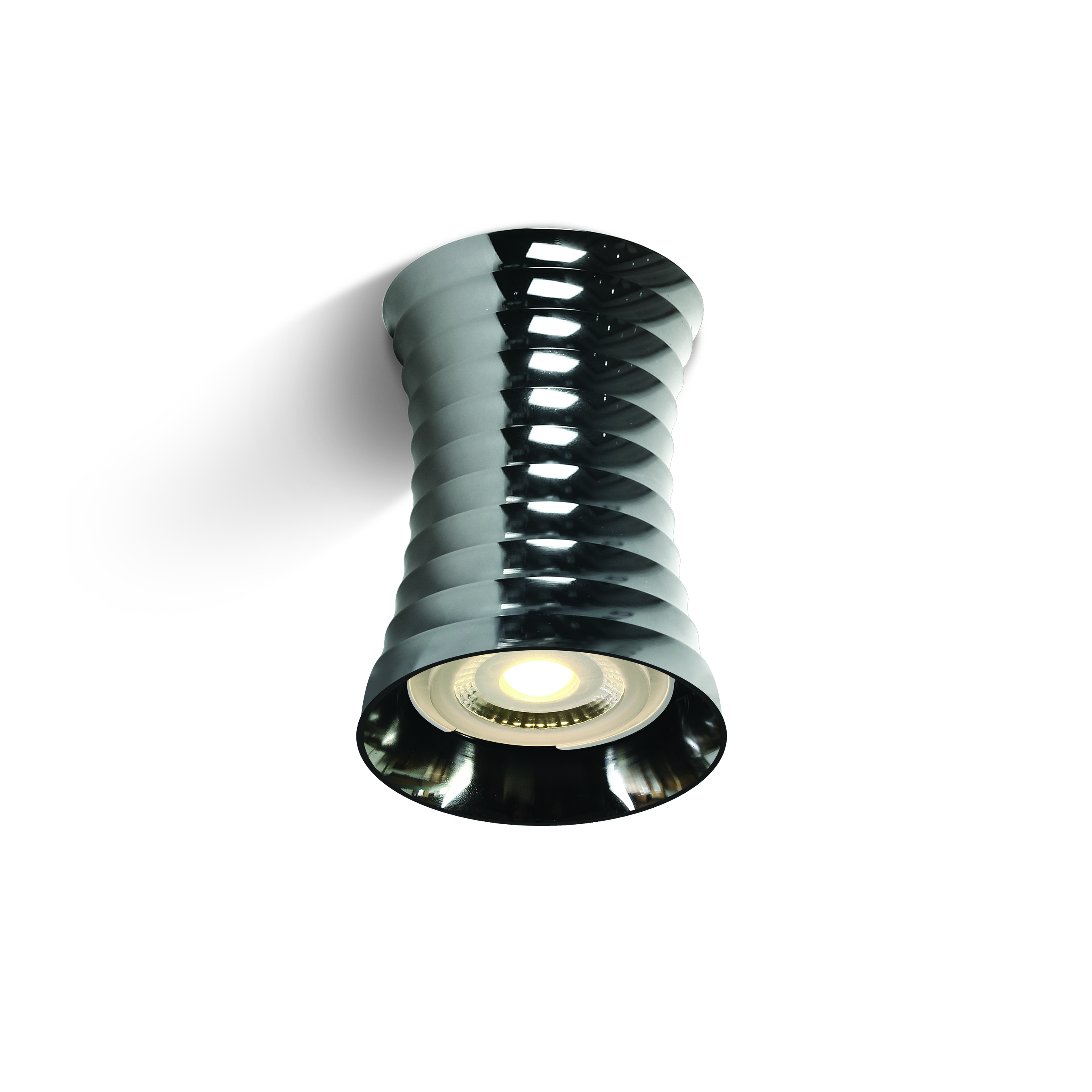 ONE Light Cylindres décoratifs II Aluminium - spot en saillie - Ø ,5 cm - chrome foncé
