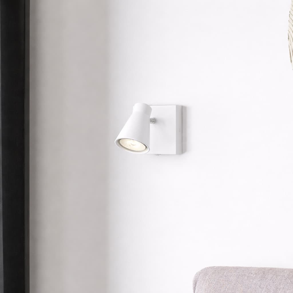 Nova Luce Dublin - applique murale avec interrupteur - cm - blanc sable