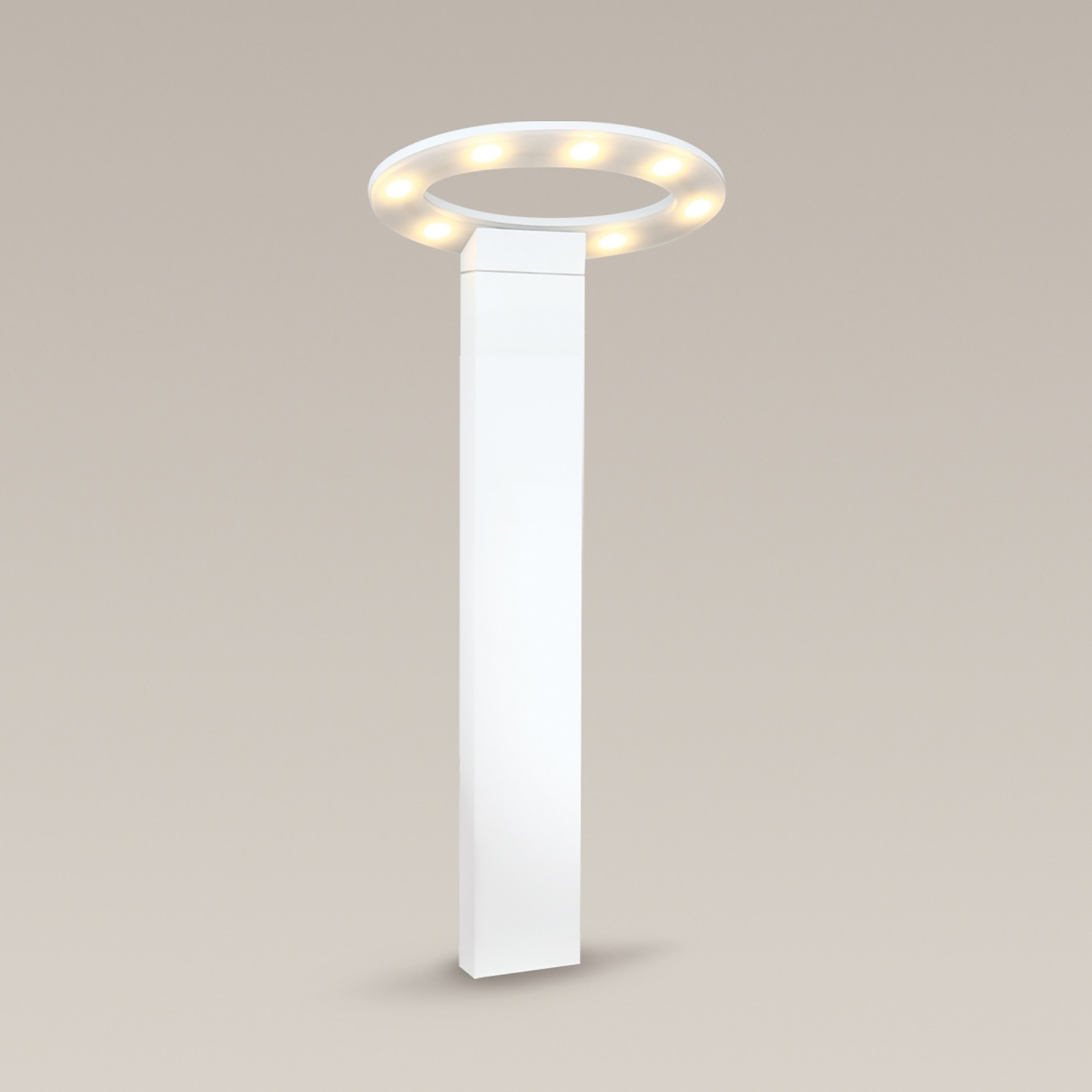 Maxlight Oval - lampe de jardin - x - W LED inclus - IP54 - blanc