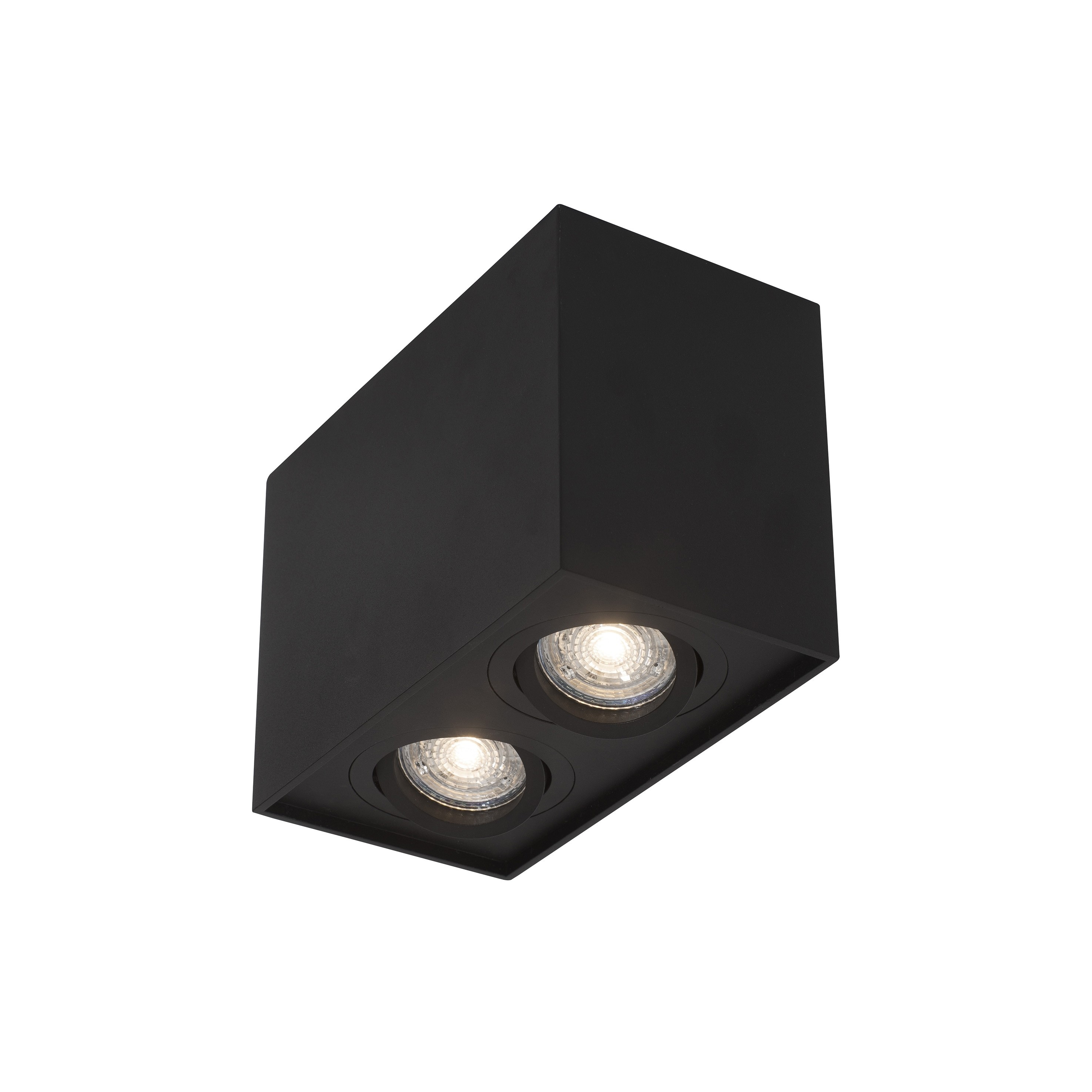 Nova Luce Rende - spot en saillie 2L - ,6 x 12,5 cm - noir