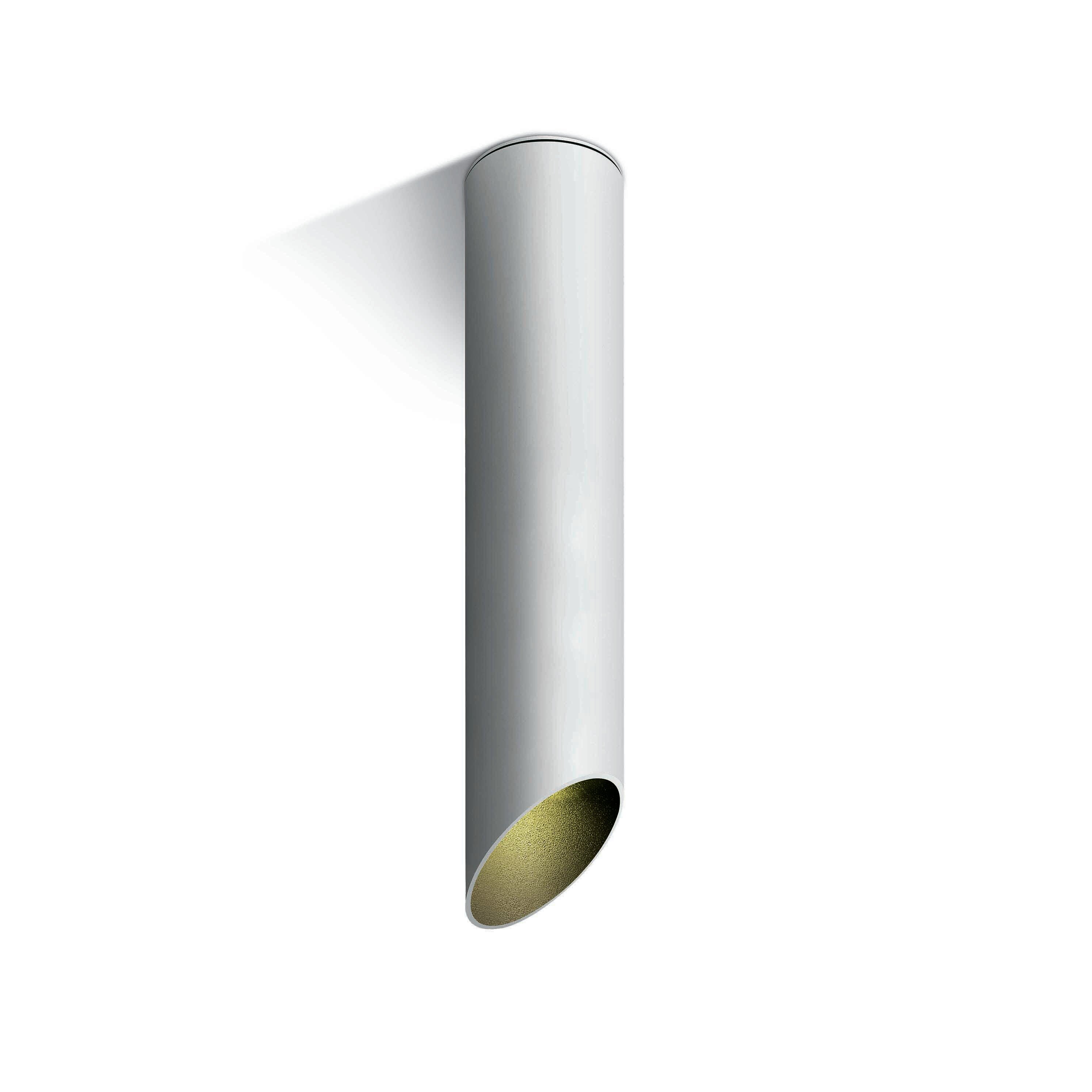ONE Light Cylindres décoratifs coupés - spot en saillie 1L - Ø cm - blanc et noir
