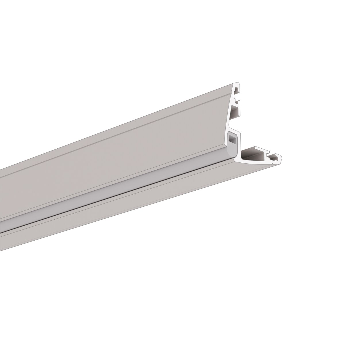 Klus Roger - Profilé LED d’angle - 3,1 x 3,1 cm - argent anodisé