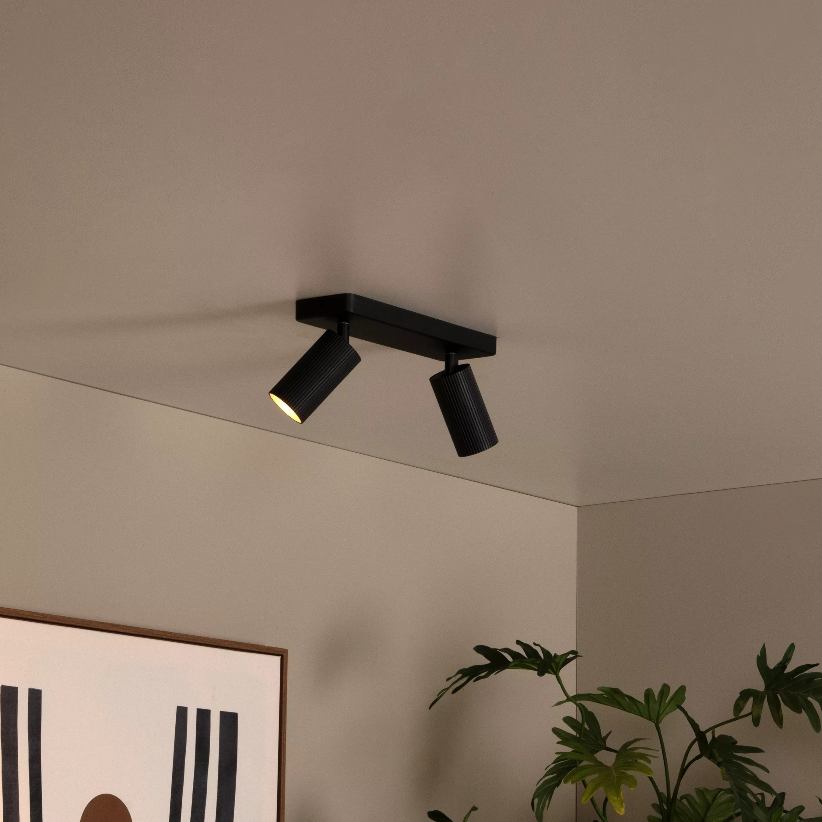 Lucide Clubs - spot en saillie - x 14,9 cm - noir — vue 3