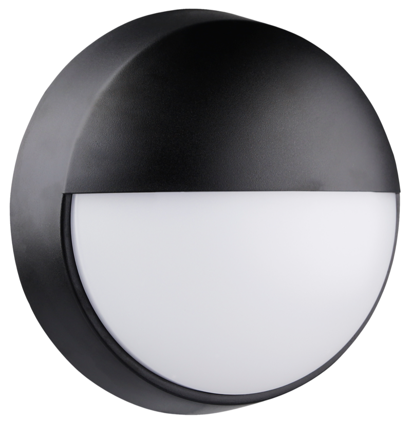 Century Italia Oasi CCT - lampe murale/plafonnier - Ø 21,5 x 8 cm - 14W LED inclus - IP65 - noir — vue 3