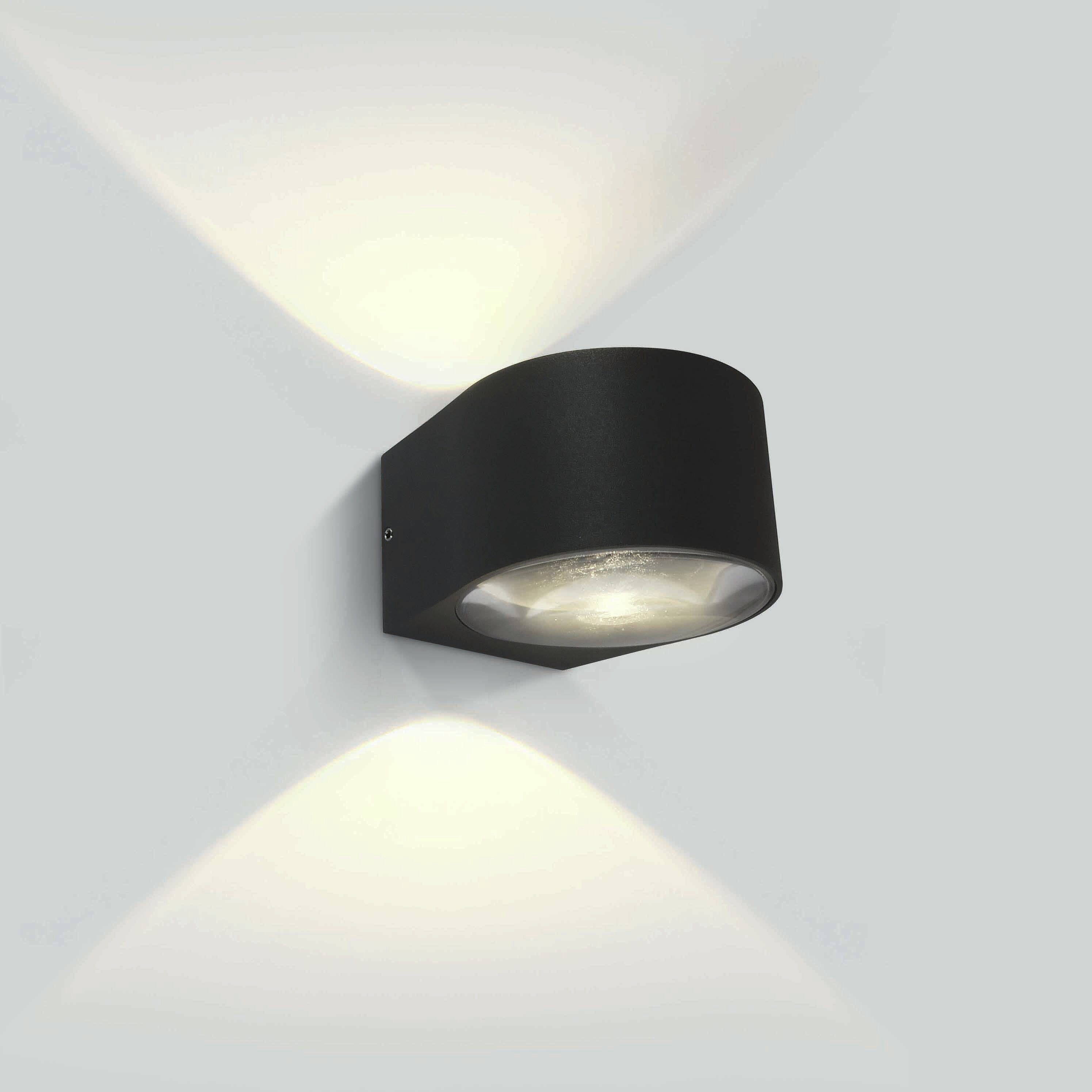ONE Light Appliques intérieures/extérieures - plafonnier/applique extérieure - 12,2 x 10,7 x 7,6 cm - W LED inclus - IP65 - anthracite