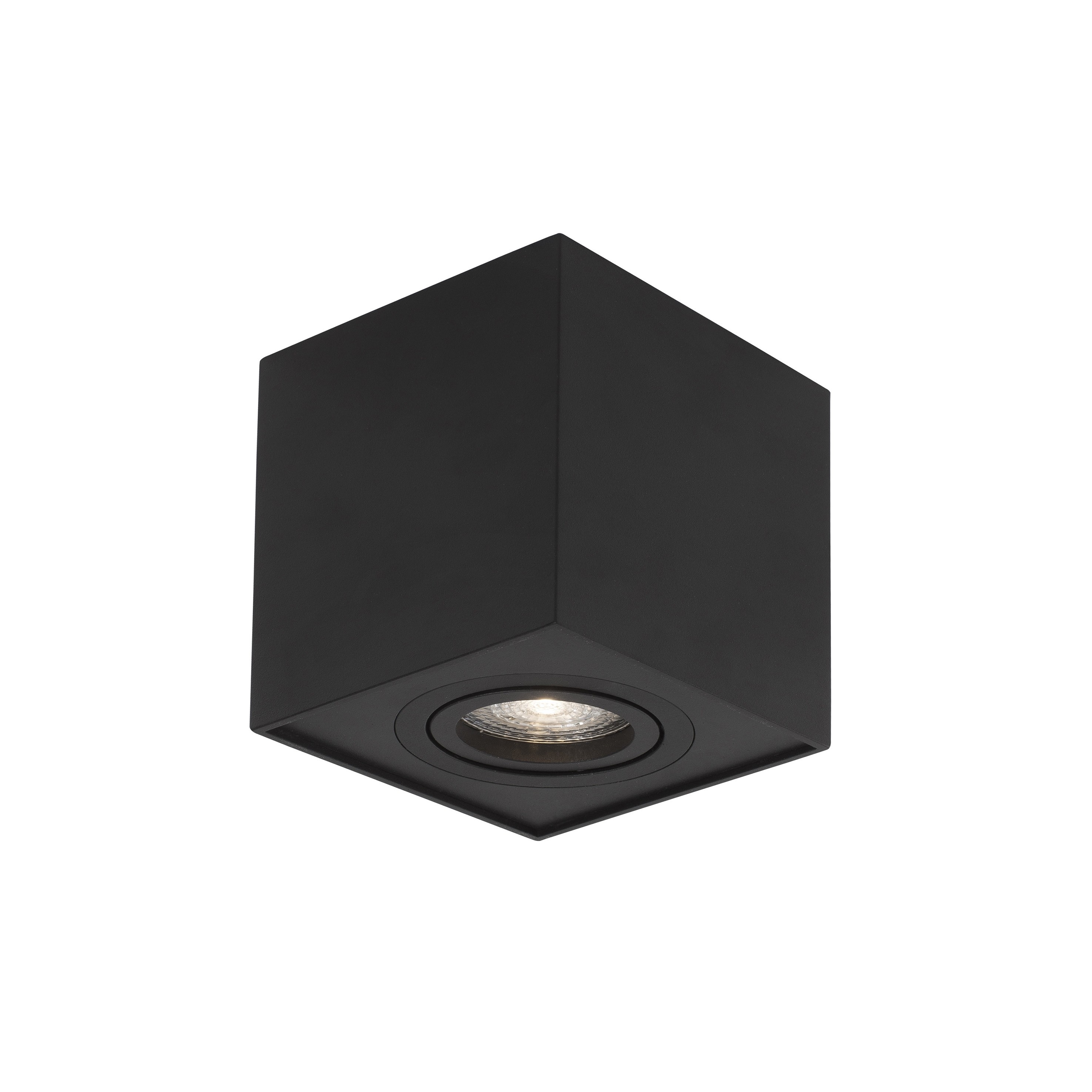 Nova Luce Rende - spot en saillie - x 9 cm - noir