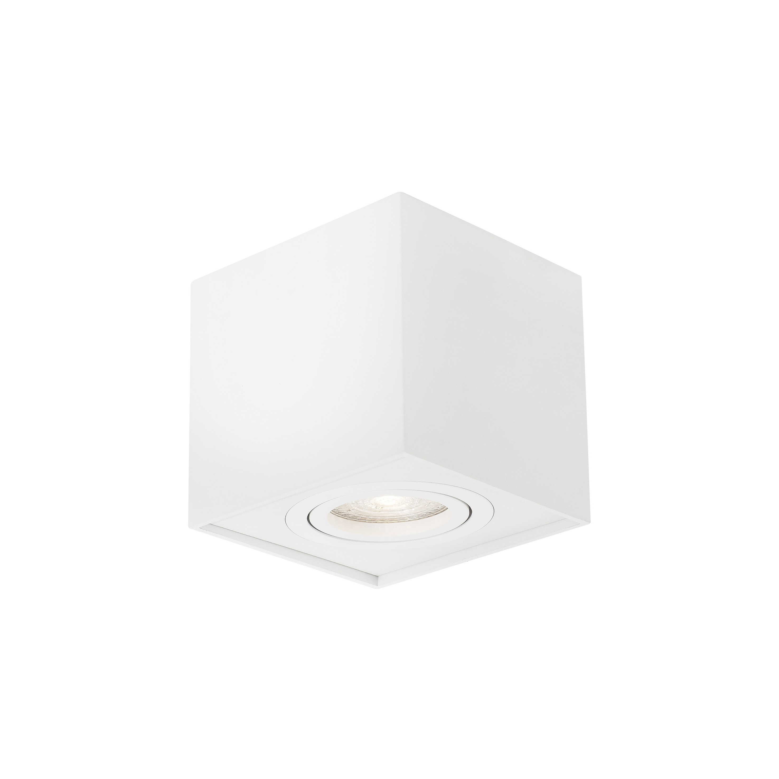 Nova Luce Rende - spot en saillie - x 9 cm - blanc