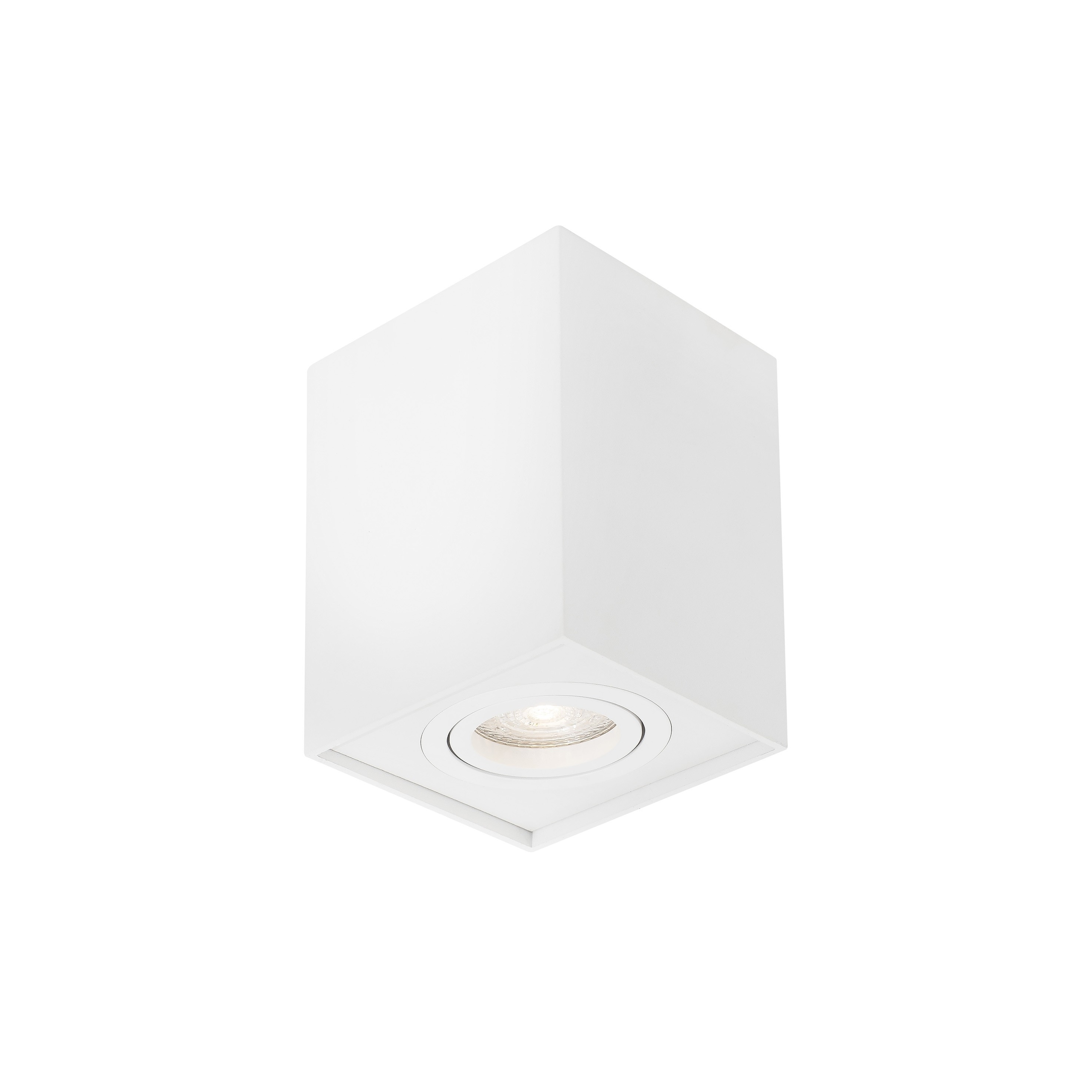 Nova Luce Rende - spot en saillie - 9,6 x 9,6 x 12,5 cm - blanc