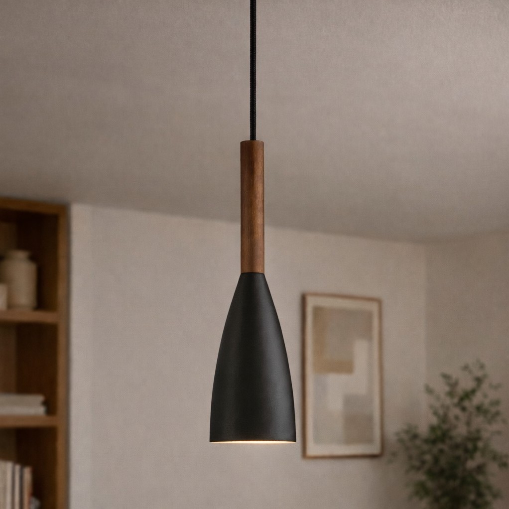Design for the People Pure 10 - lampe suspendue - Ø cm - noir et marron
