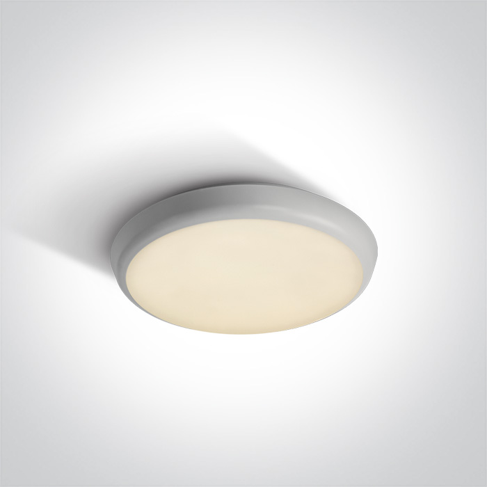 ONE Light Plafo - plafonnier - Ø cm - 12W LED inclus - IP54 - blanc