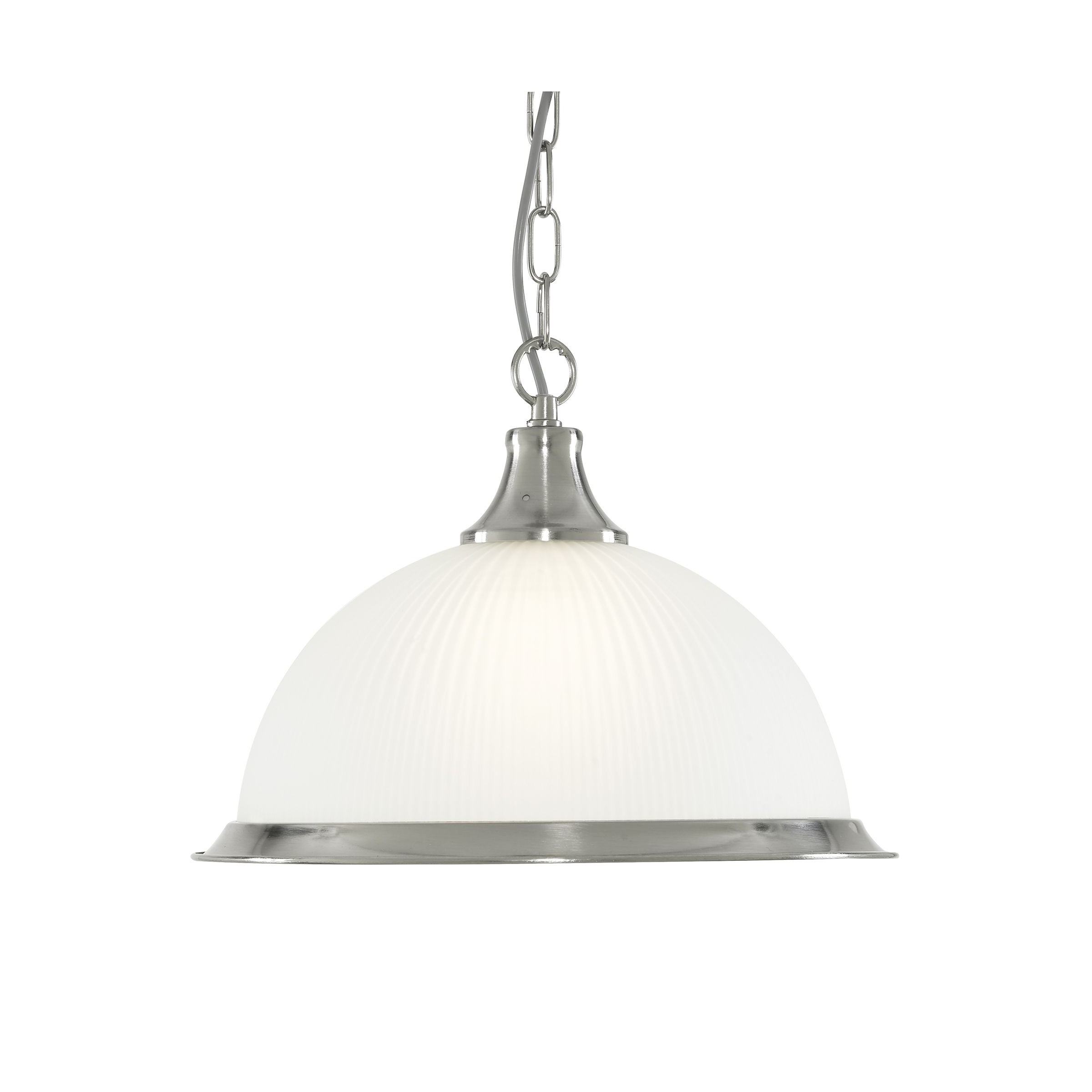 Searchlight American Diner - lampe suspendue - Ø cm - chrome