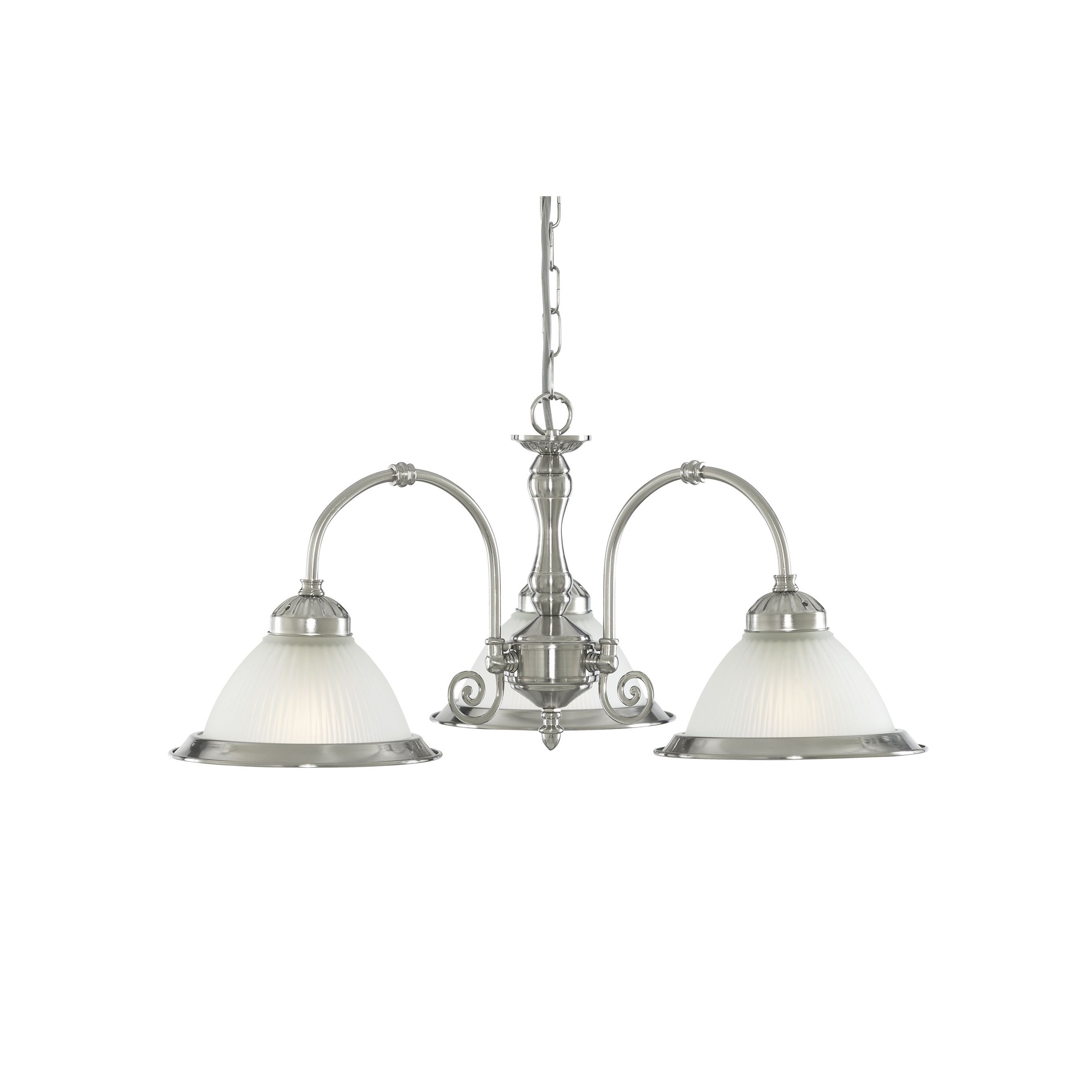 Searchlight American Diner - lampe suspendue - Ø cm - chrome