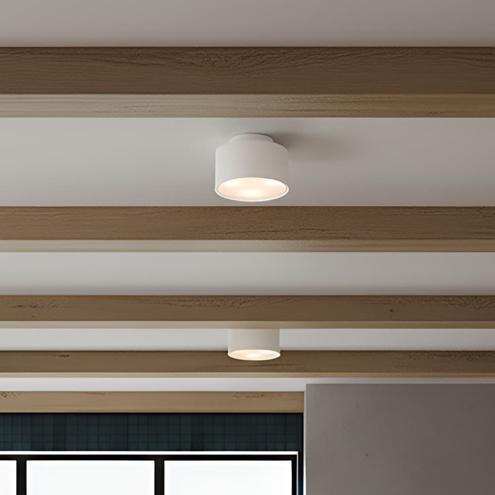 VK Lighting Eos - spot en saillie - Ø cm - blanc