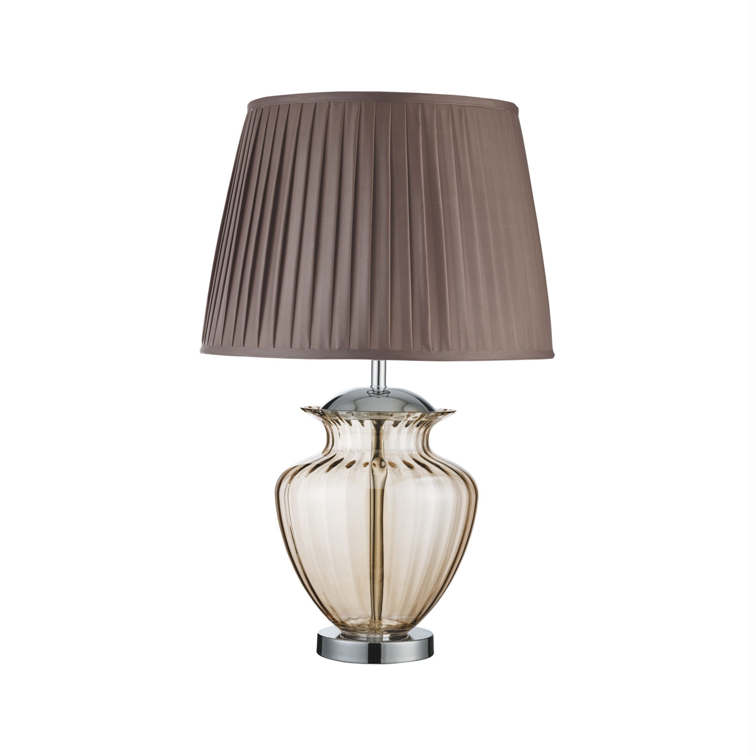 Searchlight Elina - lampe à poser - - brun et ambre