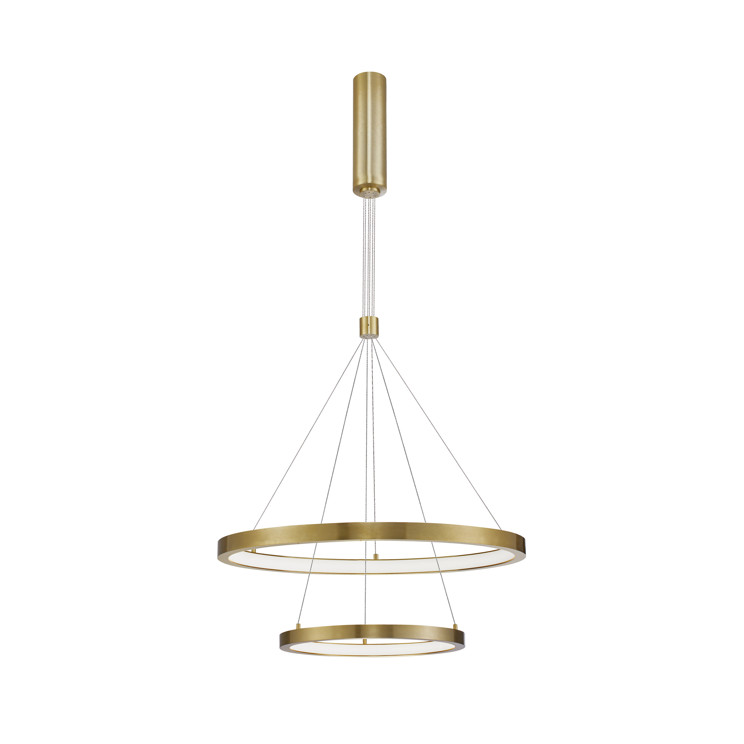 Nova Luce Empatia - lampe suspendue - Ø cm - 60W dimmable LED inclus - laiton doré