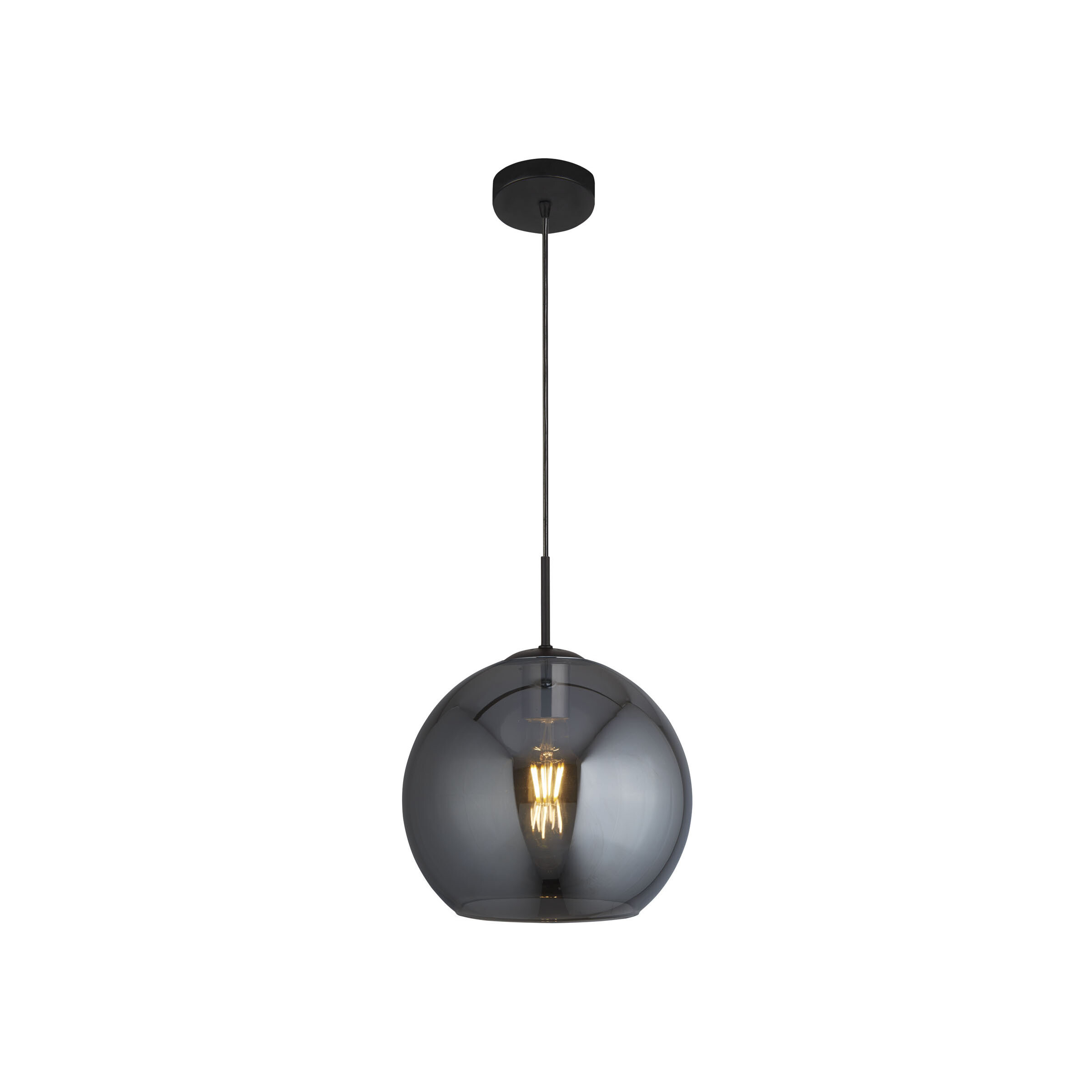Searchlight Amsterdam - lampe suspendue - Ø cm - noir