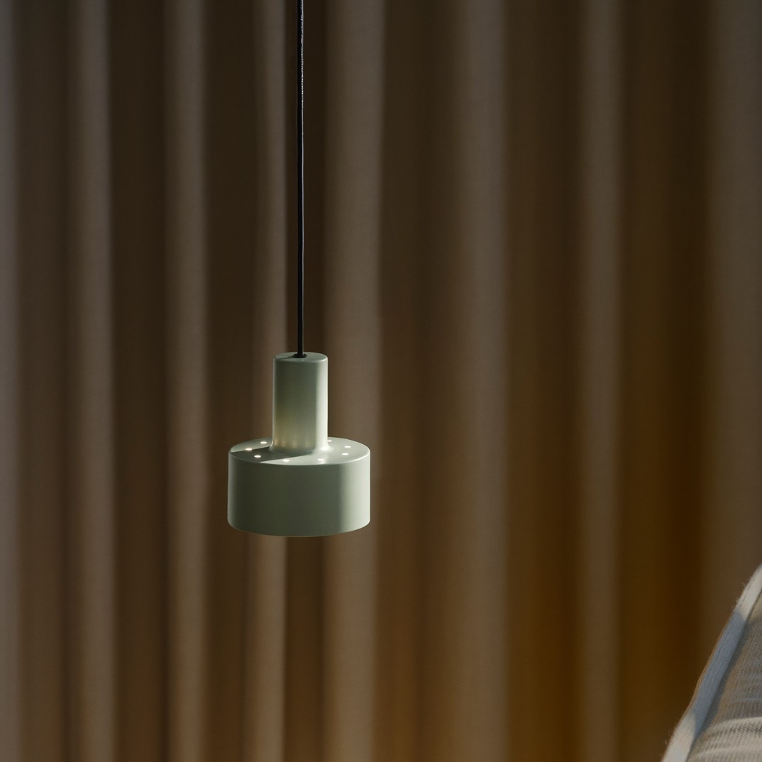 Nordlux Matis - lampe suspendue - Ø 12,5 x - vert poudré