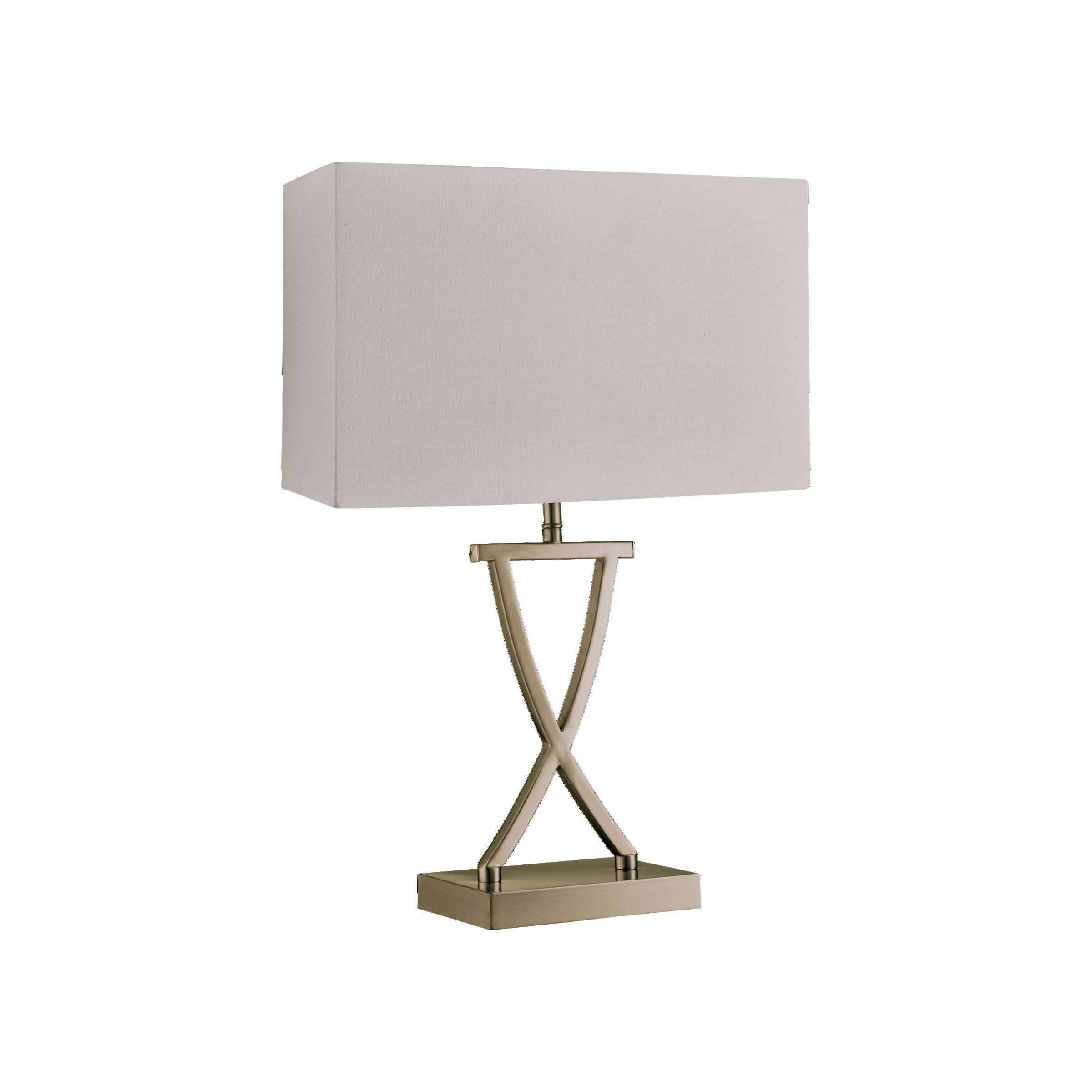 Searchlight Club - lampe à poser - x 48,5 cm - crème et laiton antique