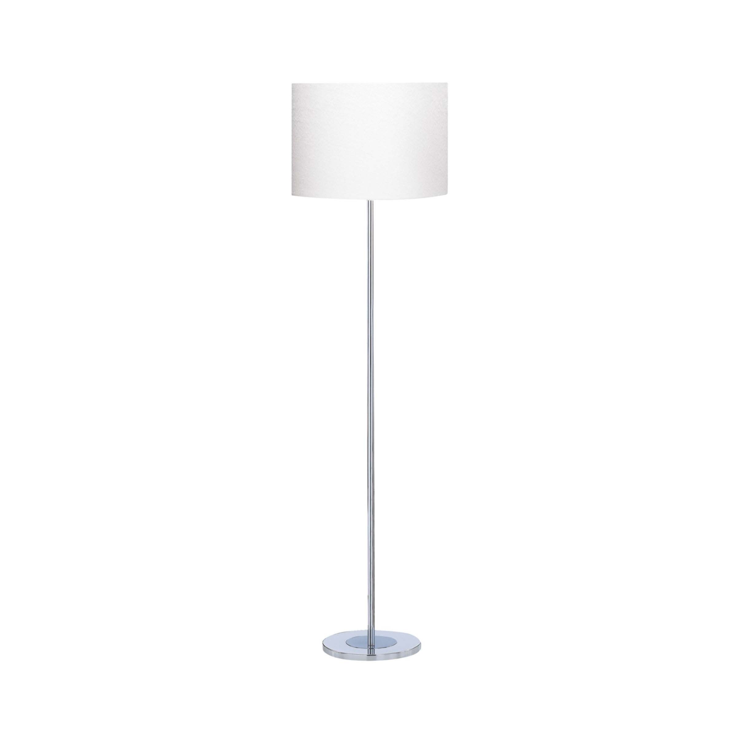 Searchlight Carter - lampadaire - - chrome et argent satiné