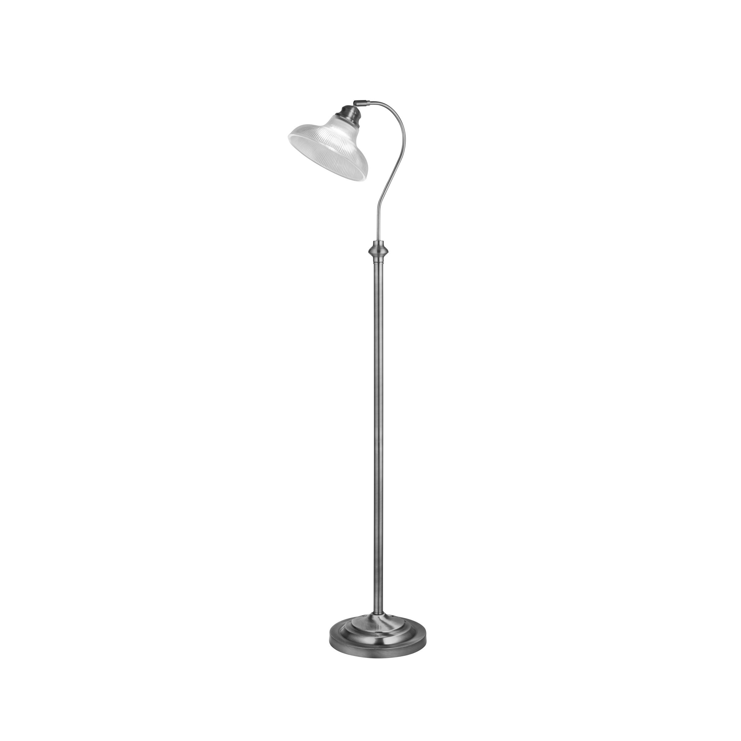 Searchlight Bistro III - lampadaire - Ø 27,5 x - argent satiné