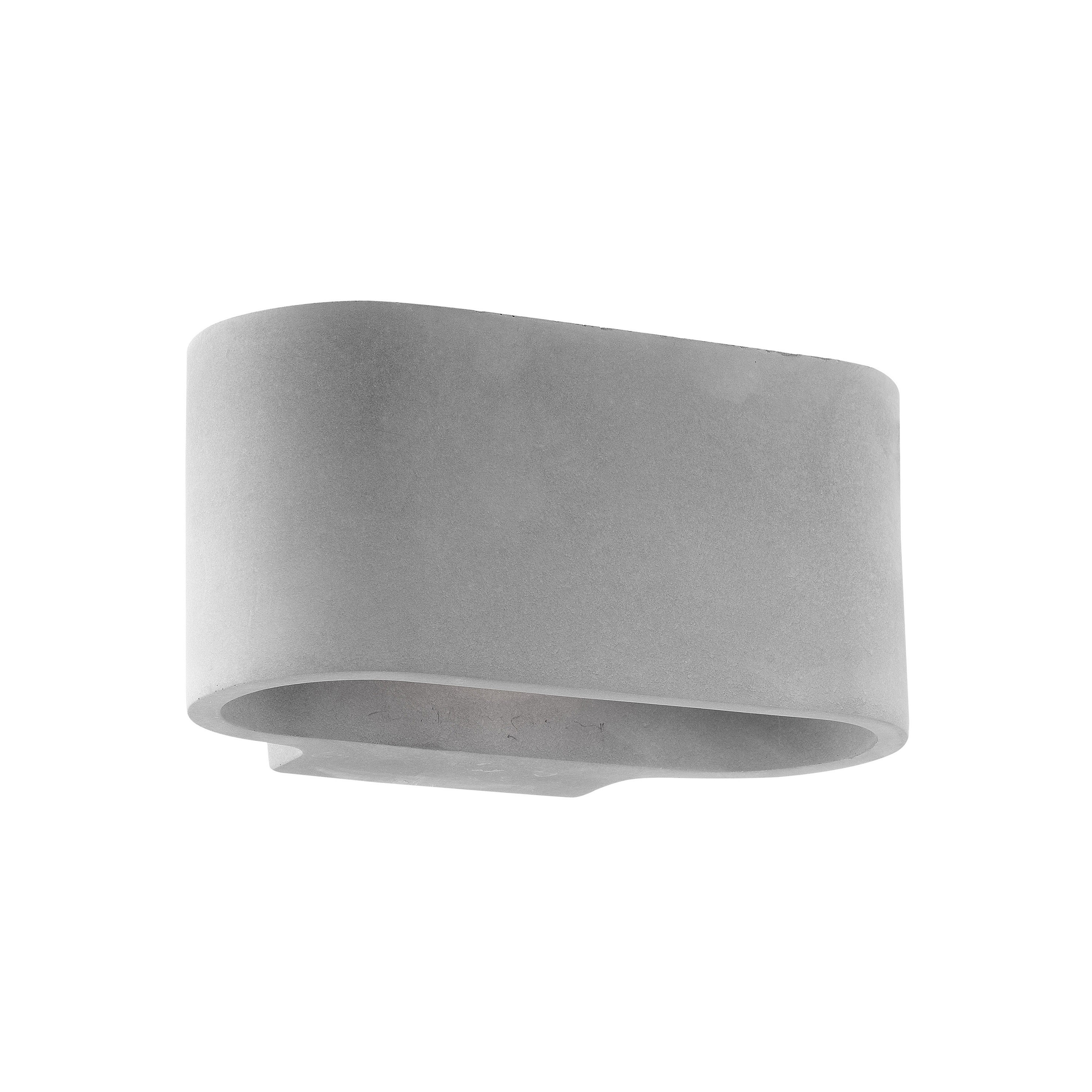 Nova Luce Zerino - applique murale - x 9 cm - gris